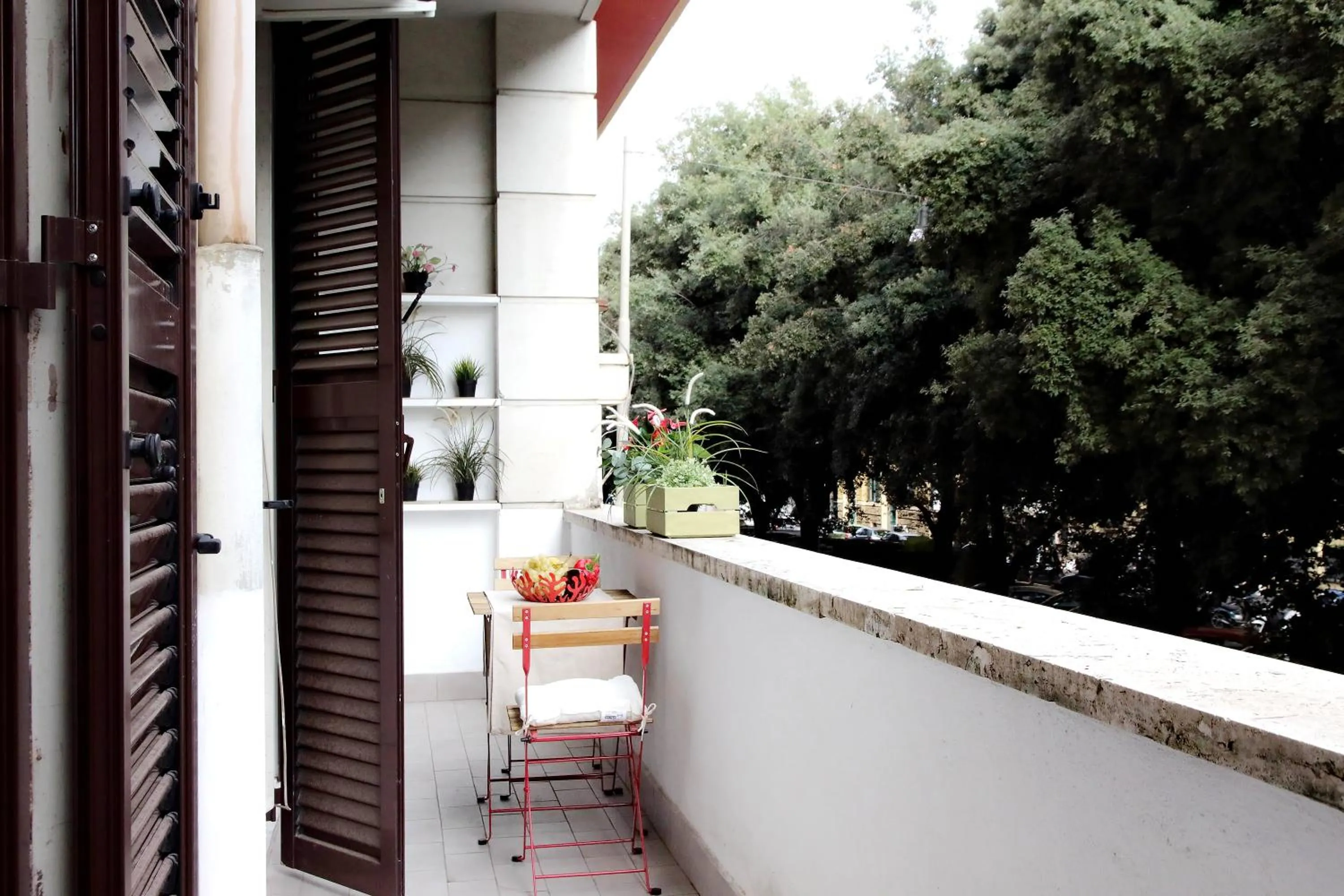 Balcony/Terrace in Montesanto apartment – near the Vatican