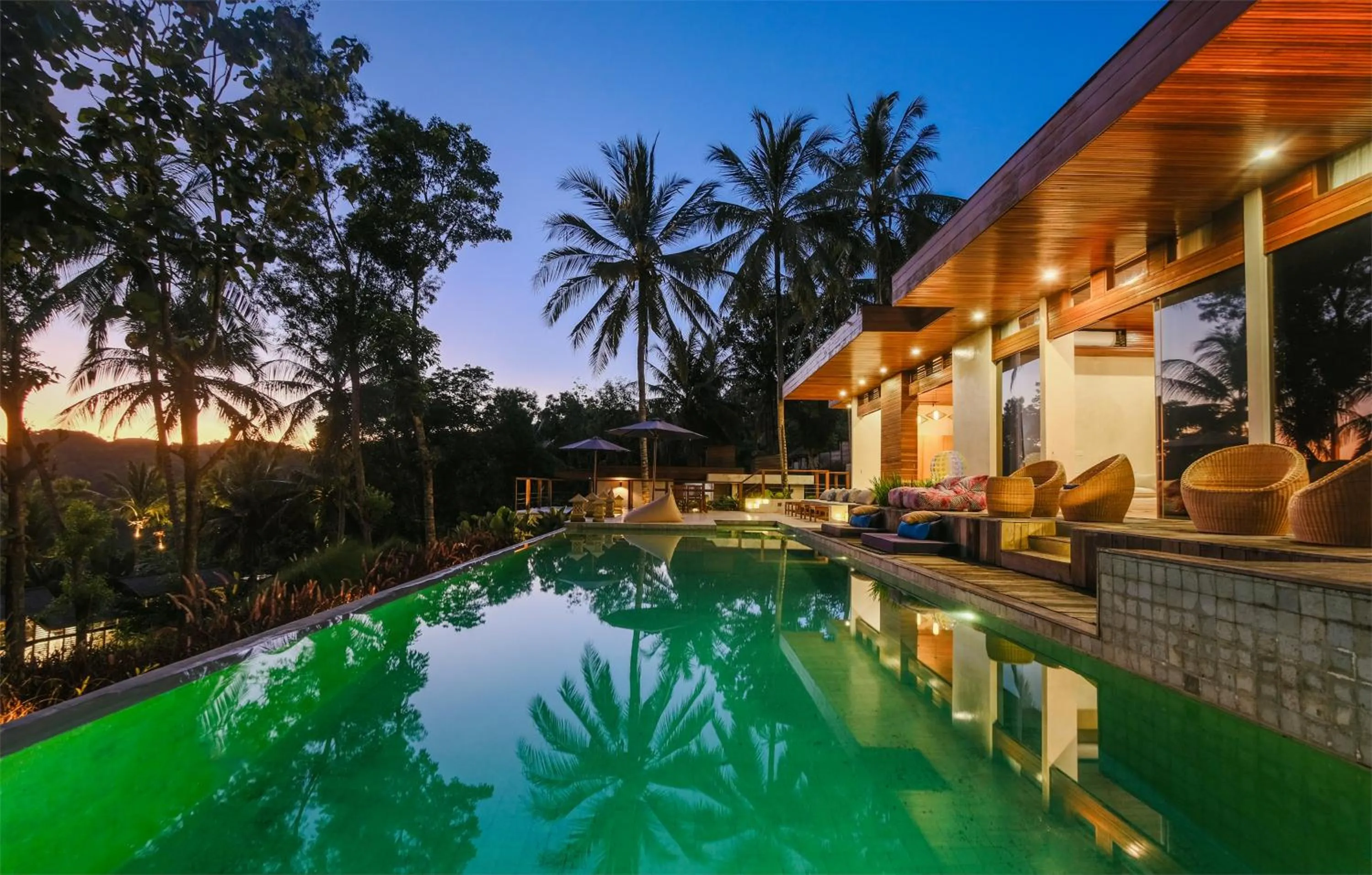 Swimming pool in EMHILL Estate Lombok
