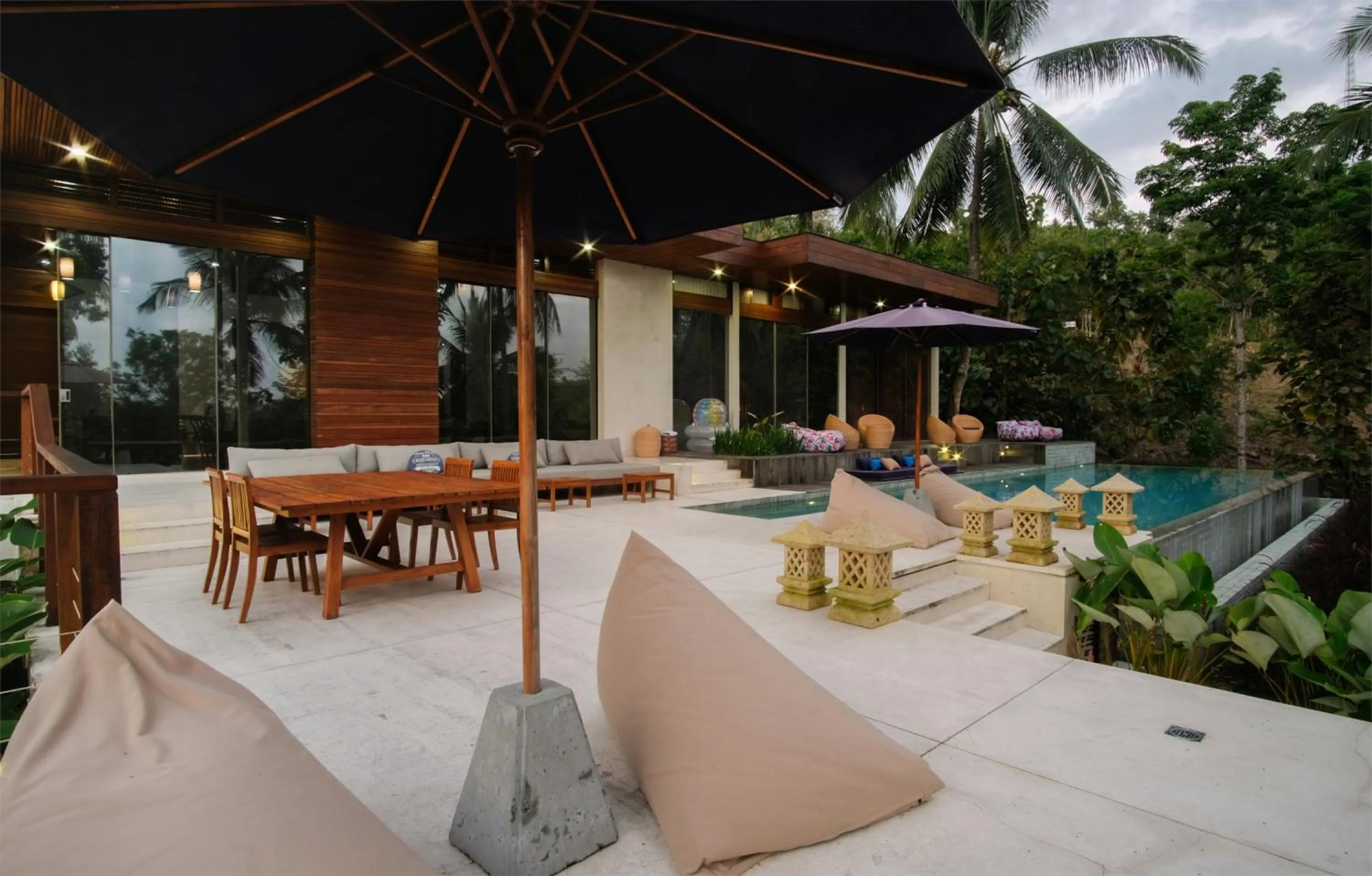 Swimming pool in EMHILL Estate Lombok