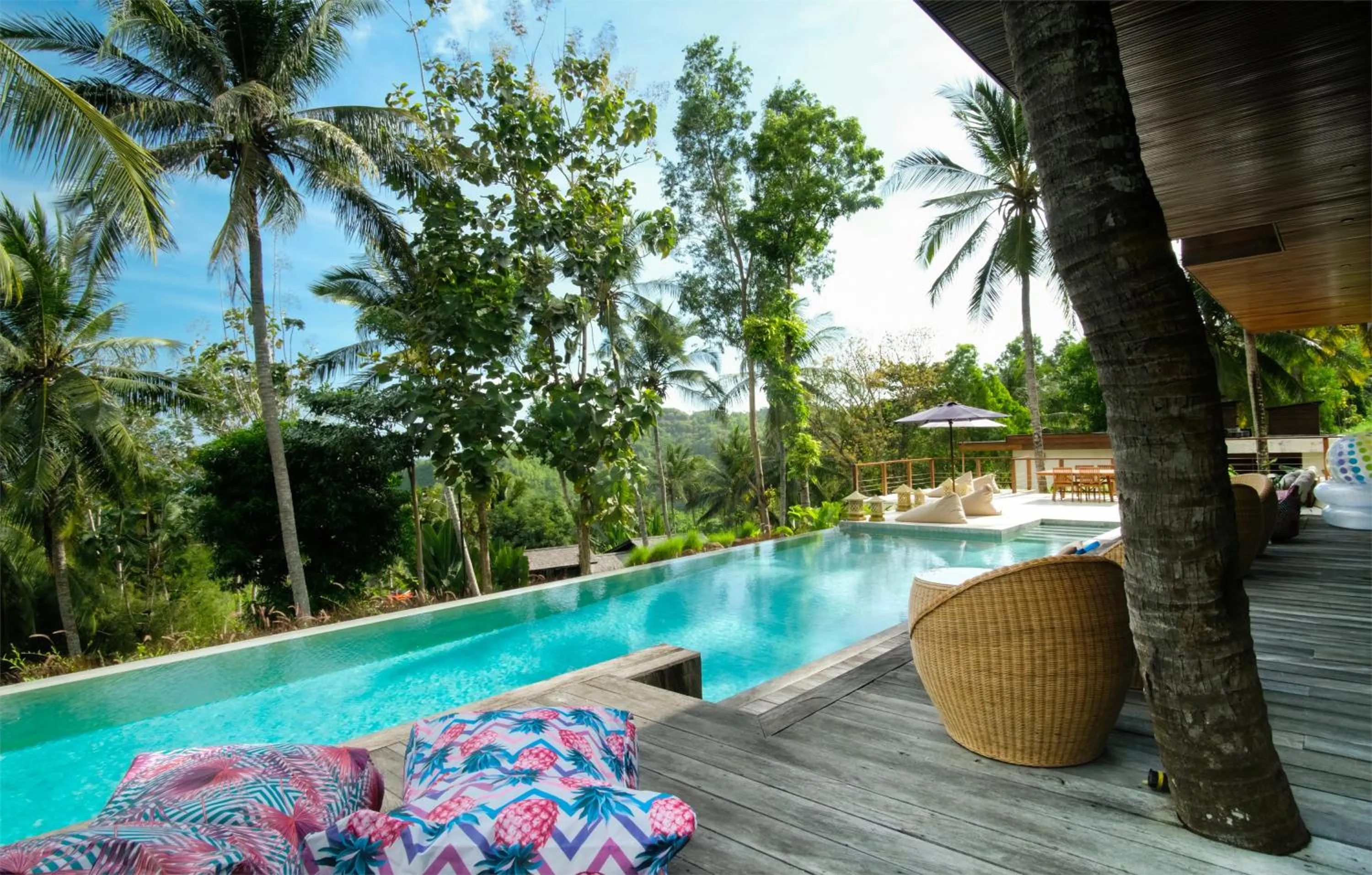 Swimming pool in EMHILL Estate Lombok