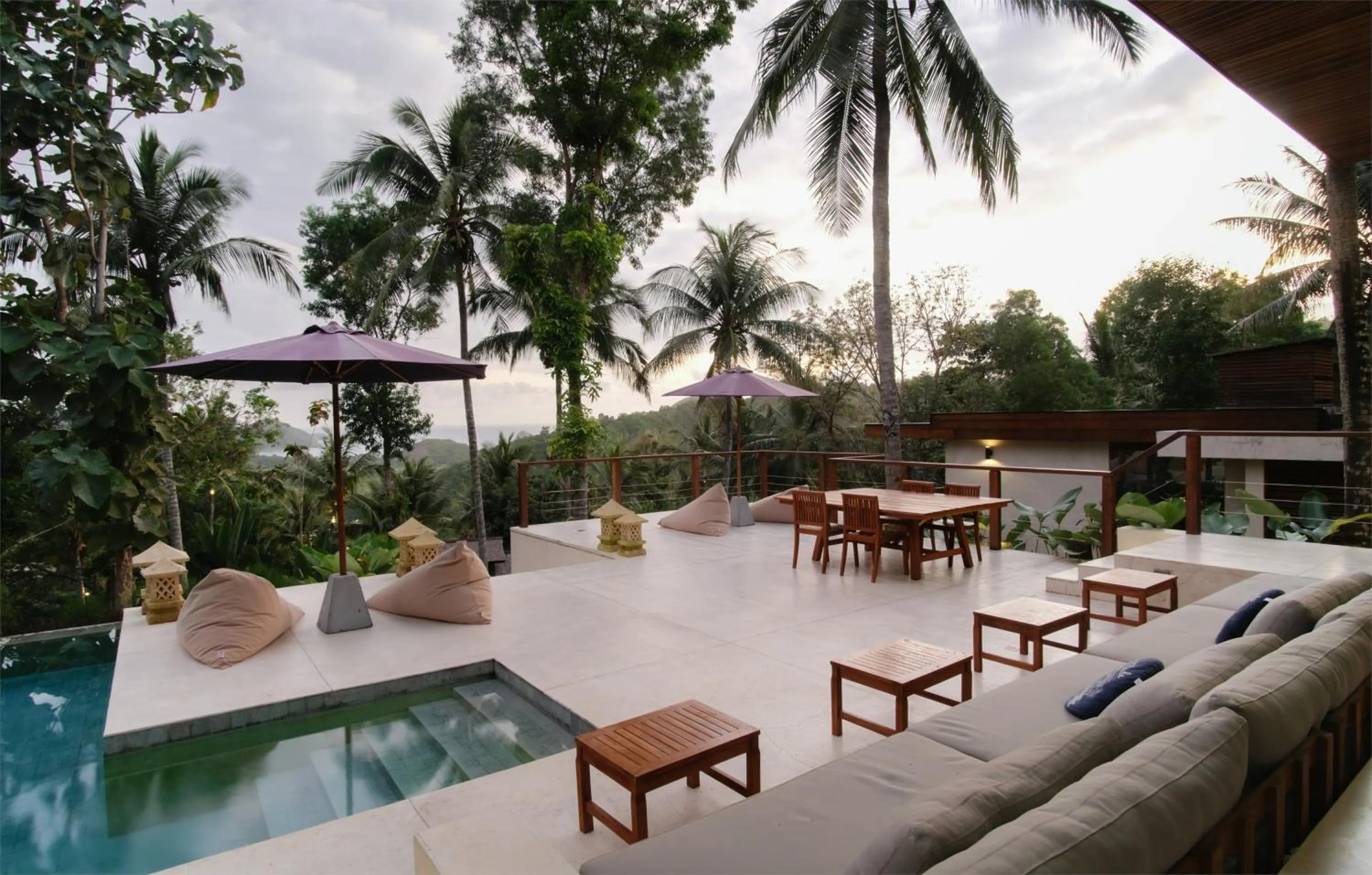 sunbed in EMHILL Estate Lombok