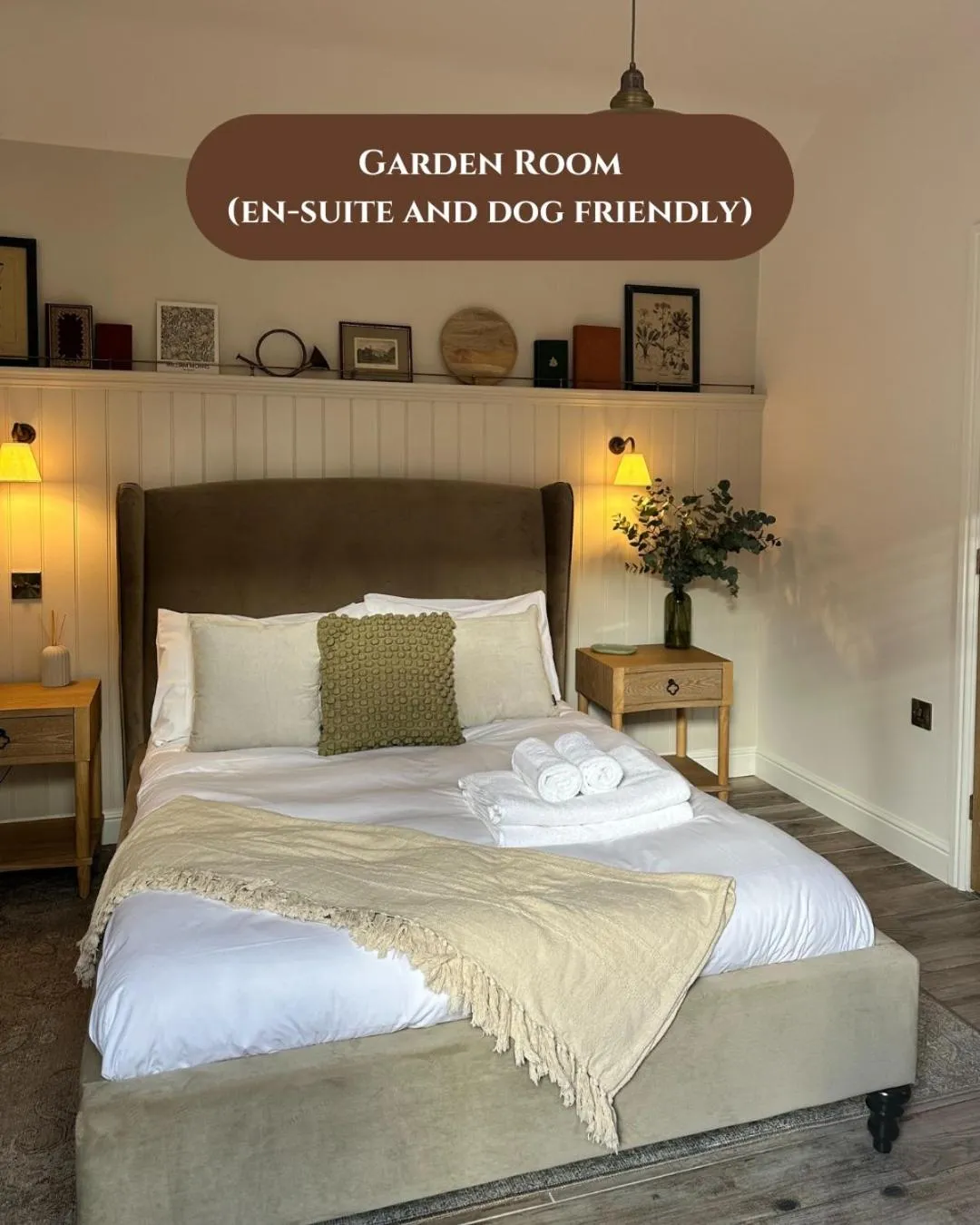 Bed in The Peacock Inn