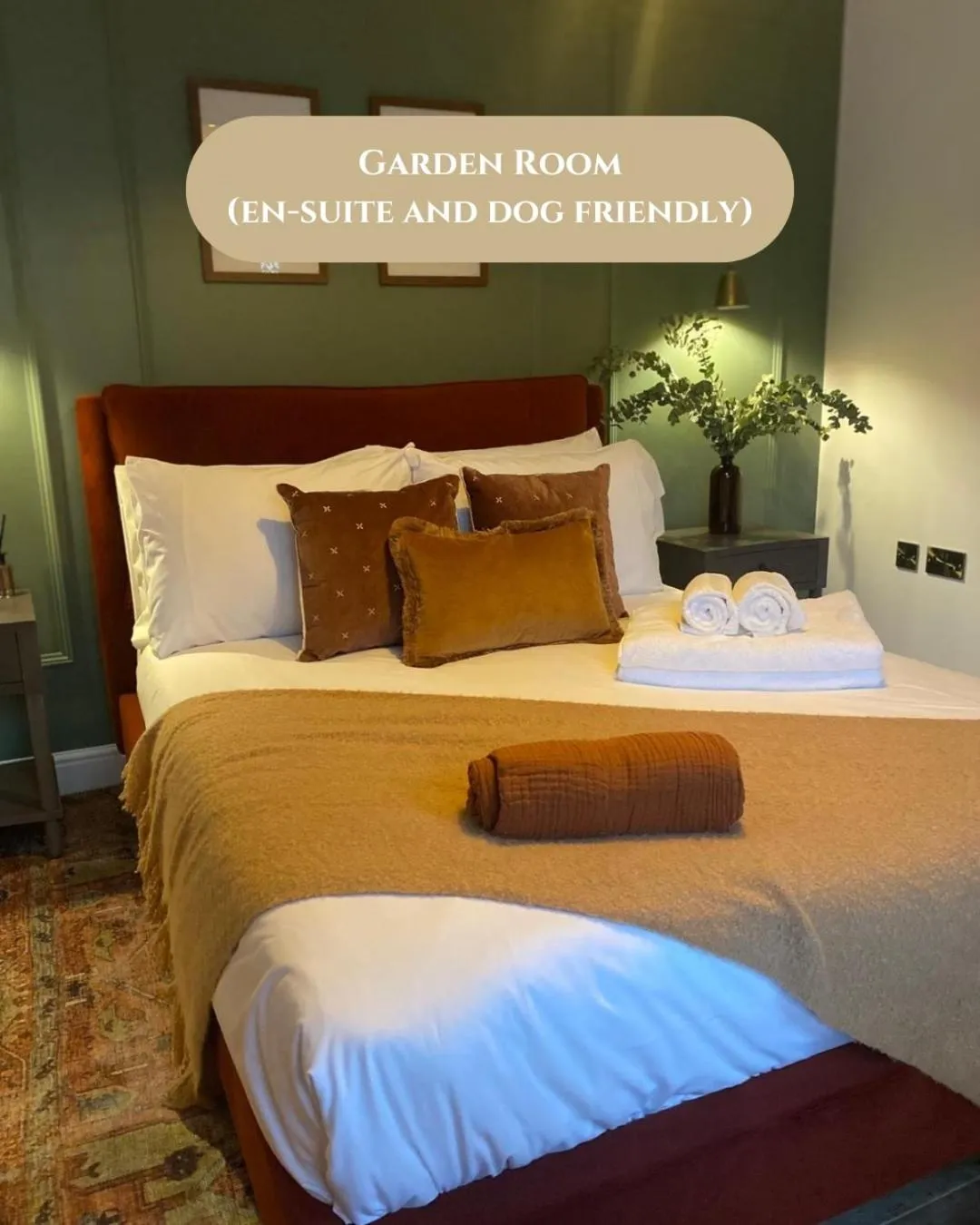 Bed in The Peacock Inn