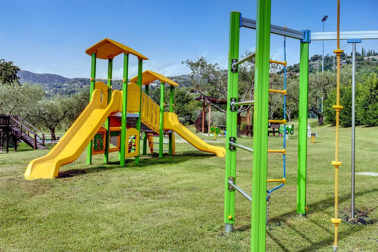 Children play ground in Poiano Garda Resort Hotel