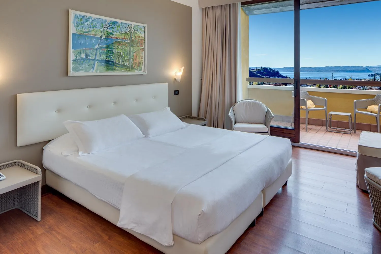 Bedroom, Bed in Poiano Garda Resort Hotel