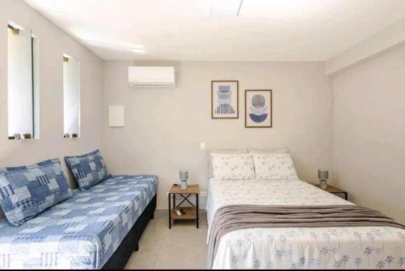 Suíte Ilhinha em condomínio na Praia do Perequê