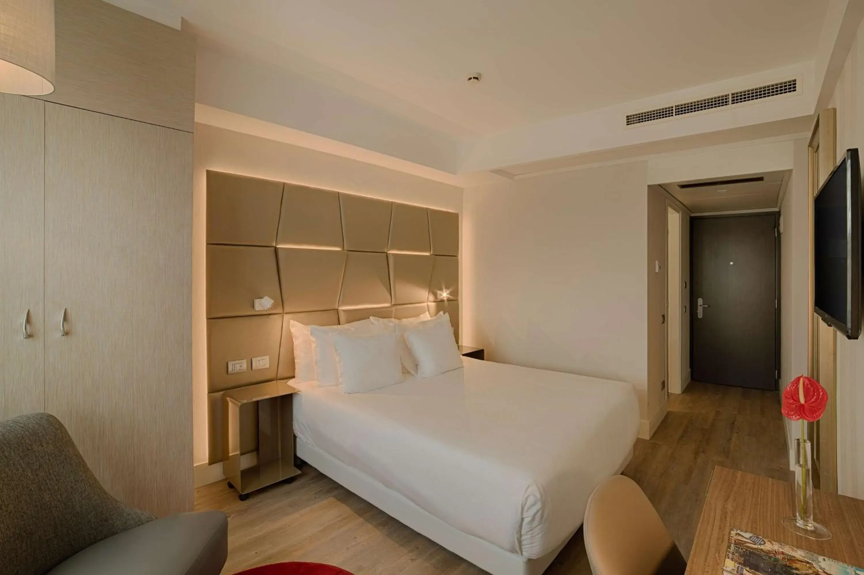 Bedroom, Bed in NH Collection Roma Centro Bedroom, Bed in NH Collection Roma Centro