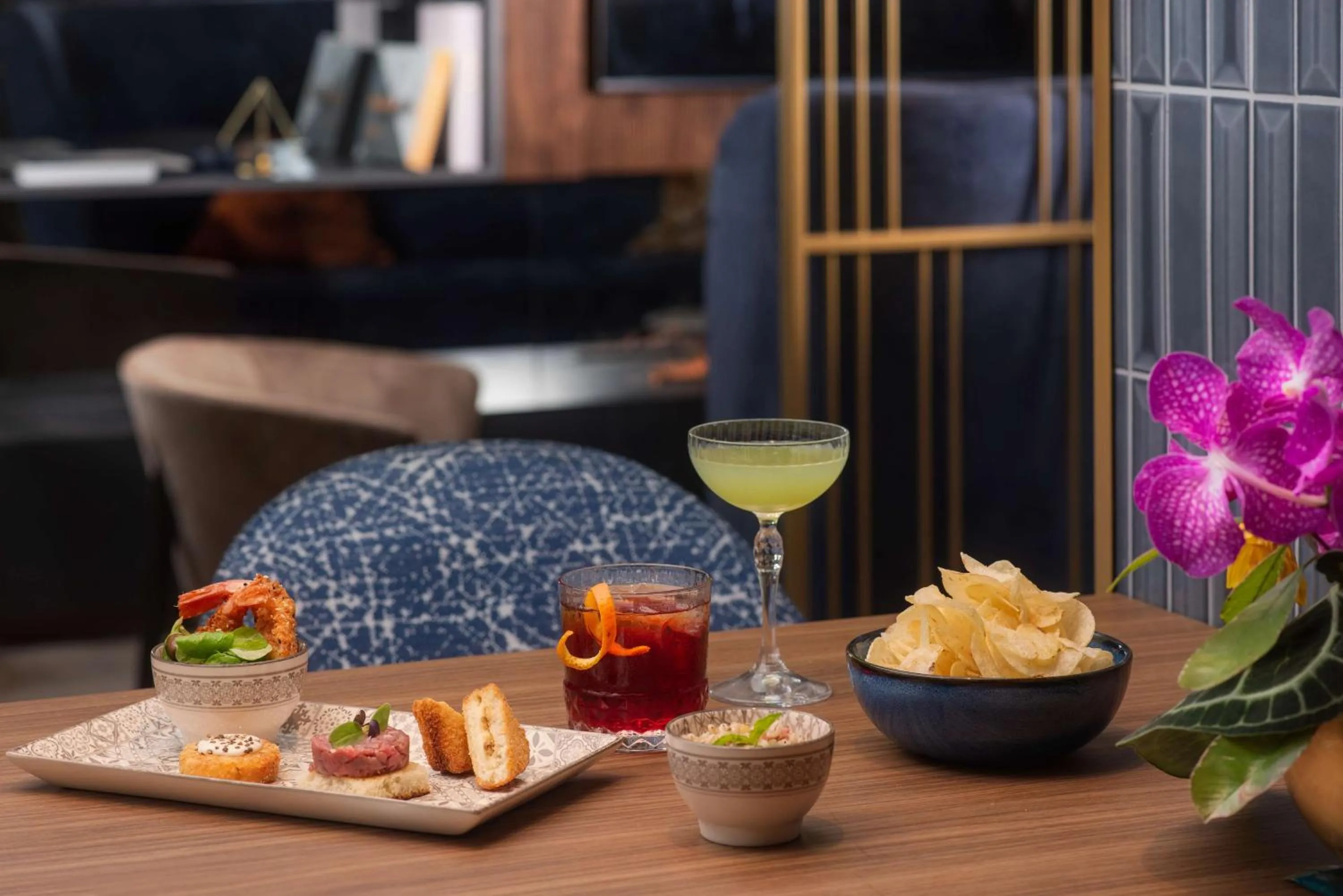 Food and drinks in NH Collection Roma Centro