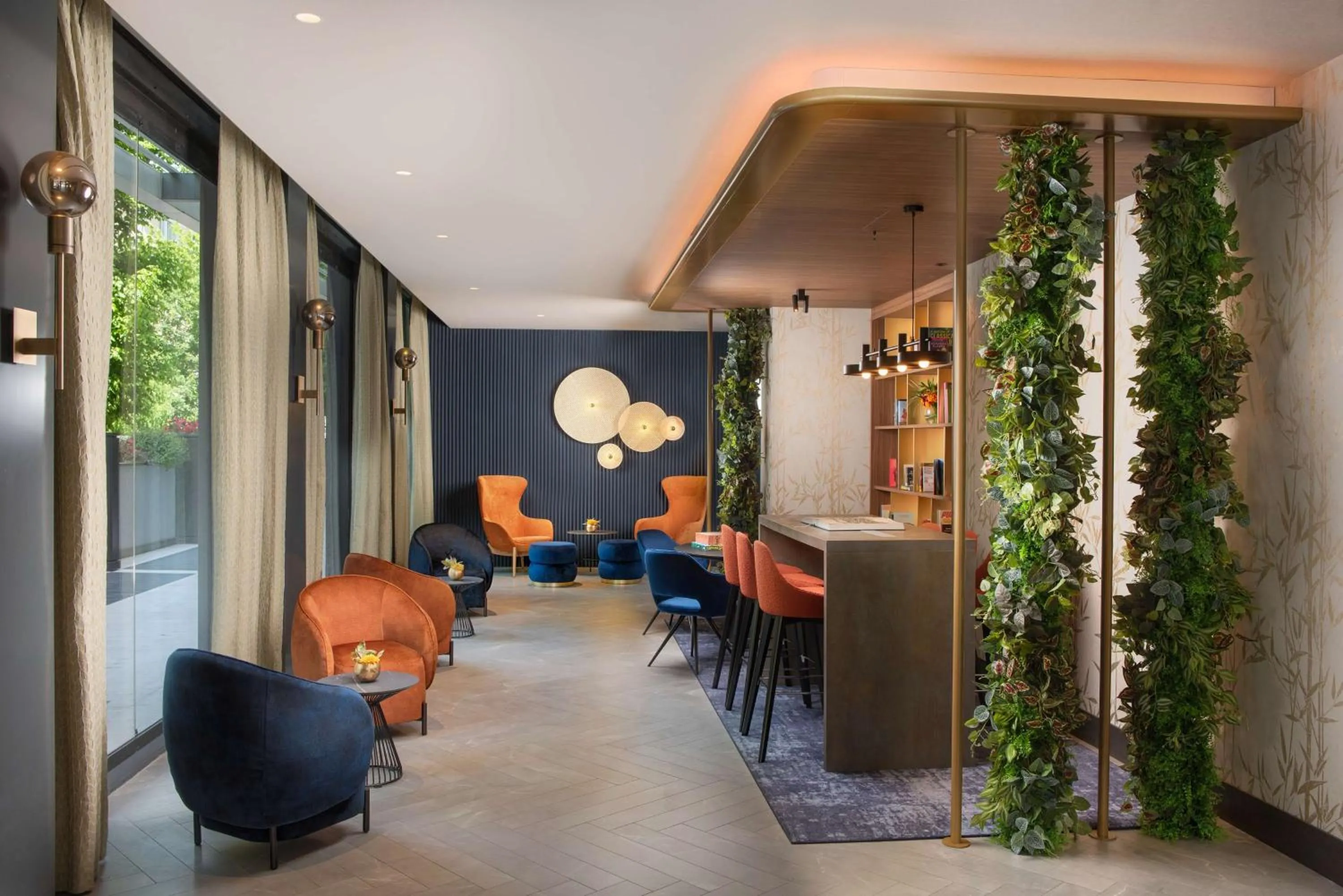 Lounge or bar in NH Collection Roma Centro