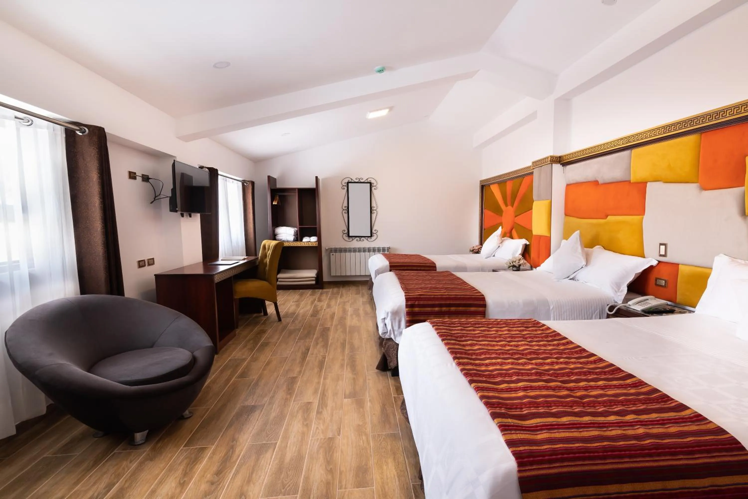 TV and multimedia, Bed in Hotel Hacienda Cusco Centro Historico