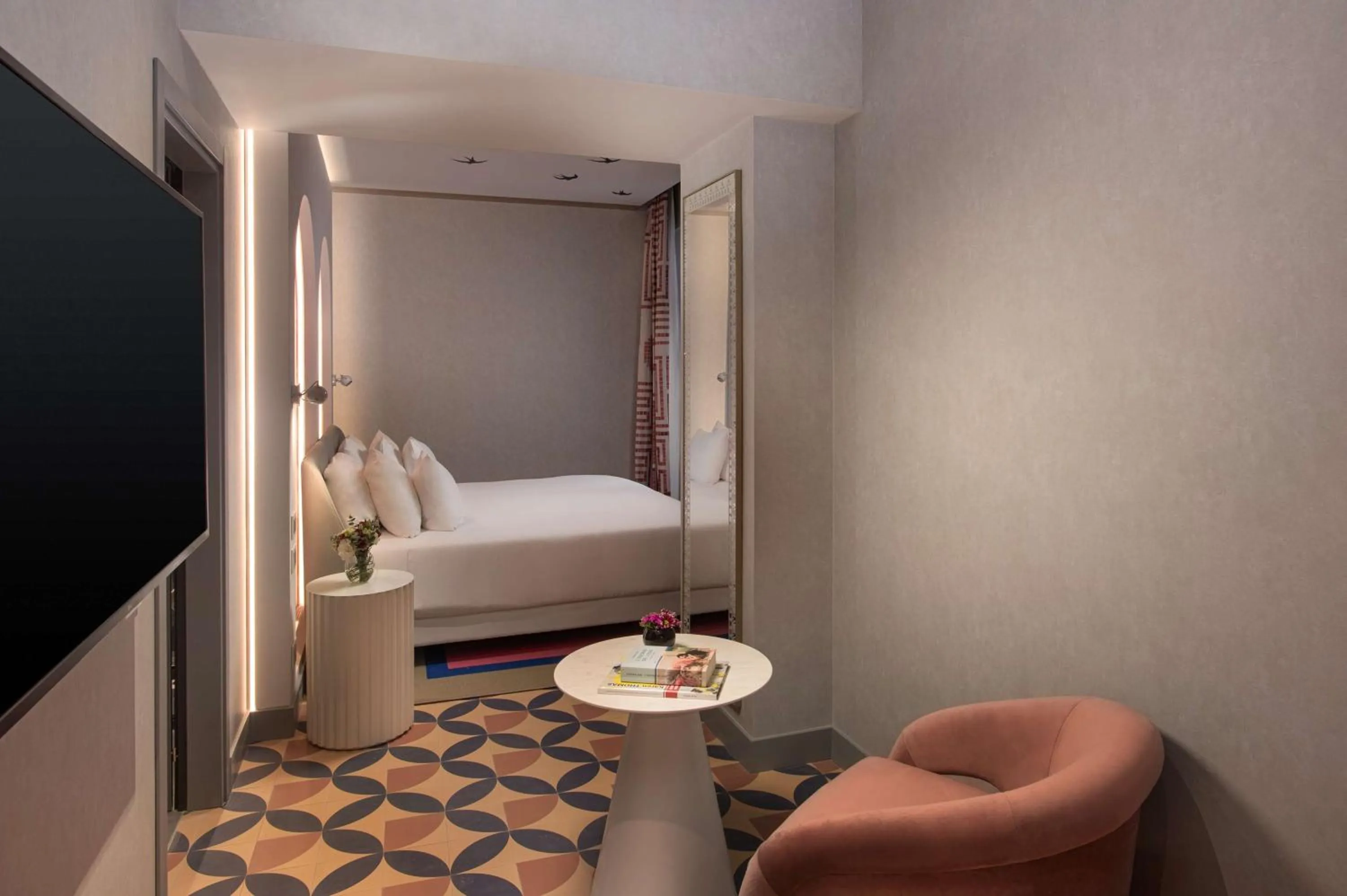 Bedroom, Bed in nhow Roma