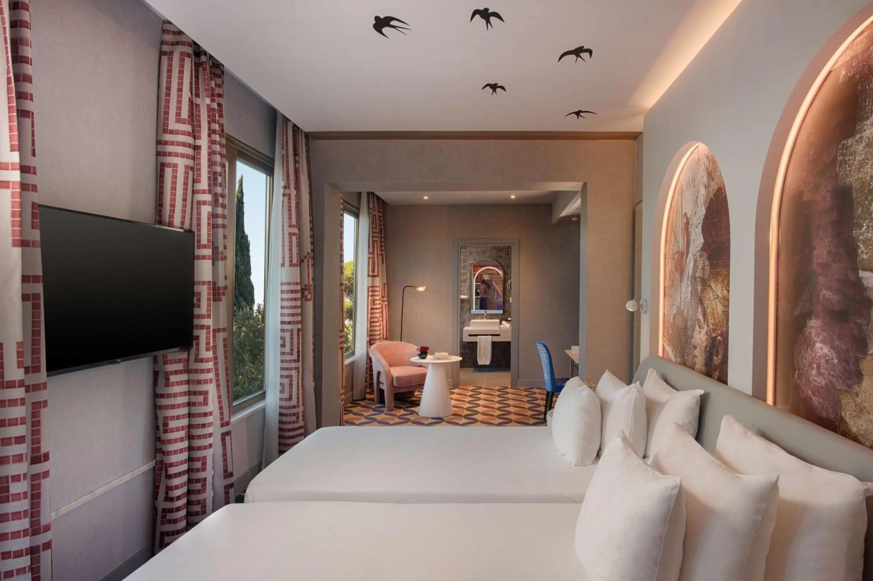 Bedroom, Bed in nhow Roma