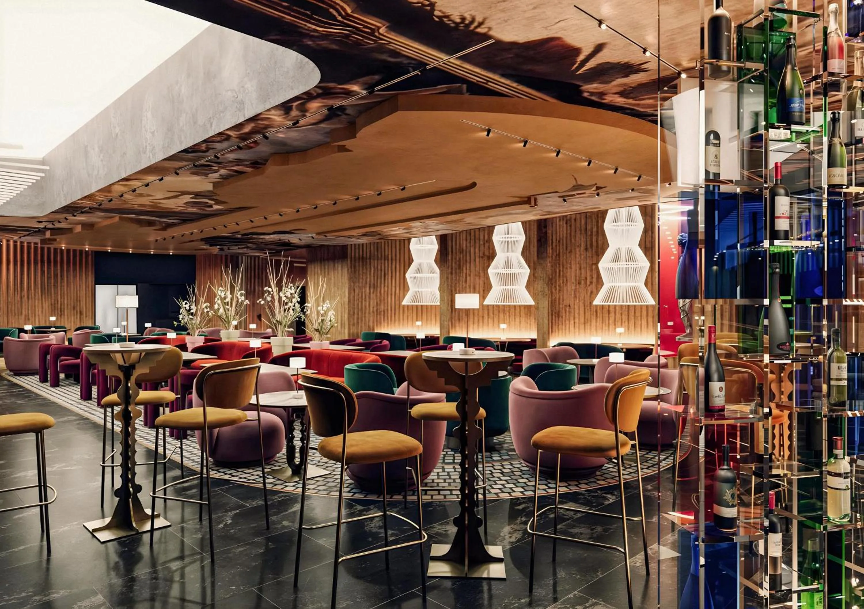 Lounge or bar in nhow Roma