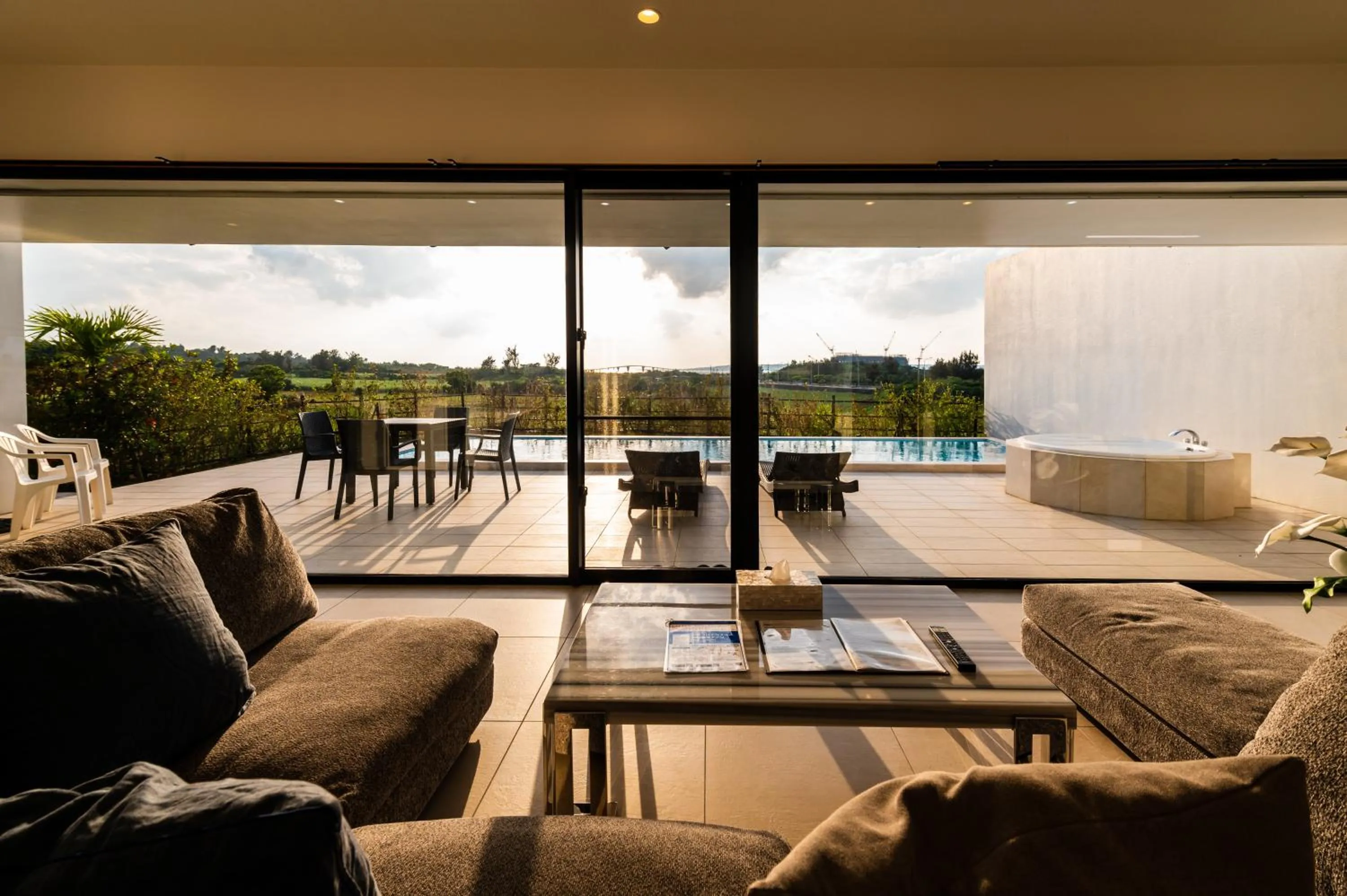 Living room in Villa Alyssum