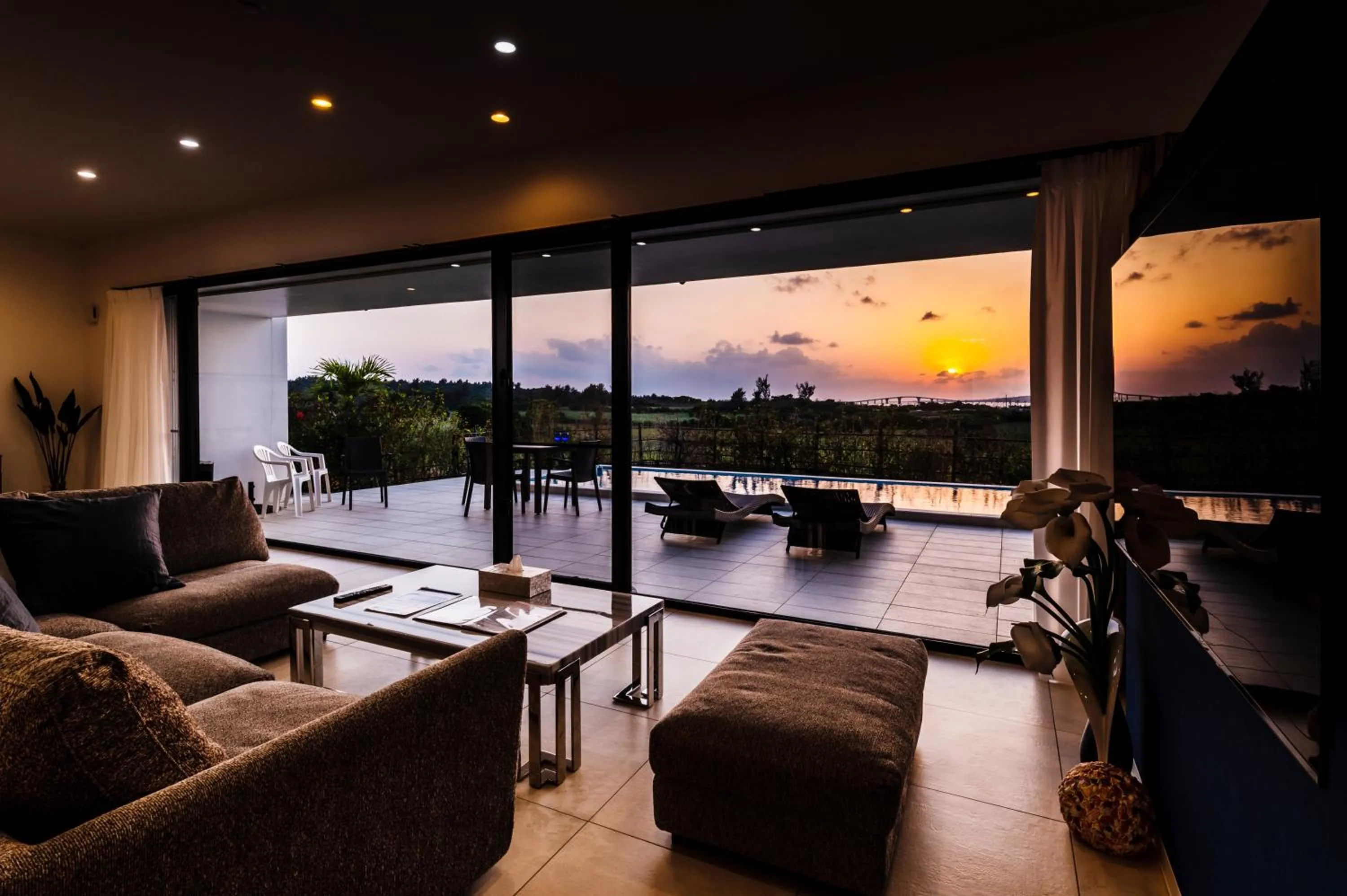 Living room in Villa Alyssum