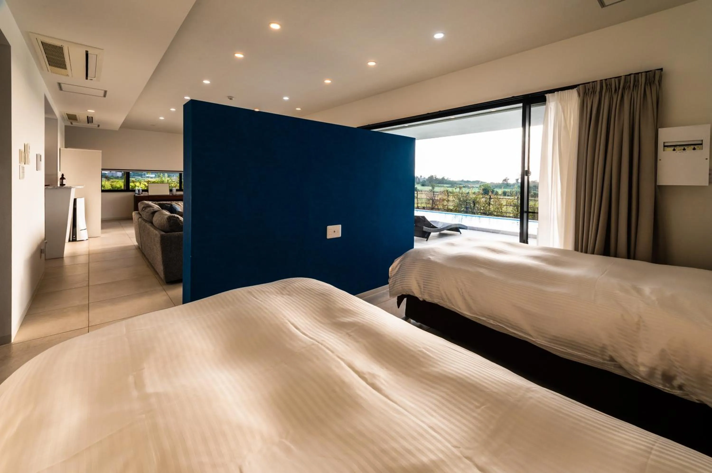 Bed in Villa Alyssum