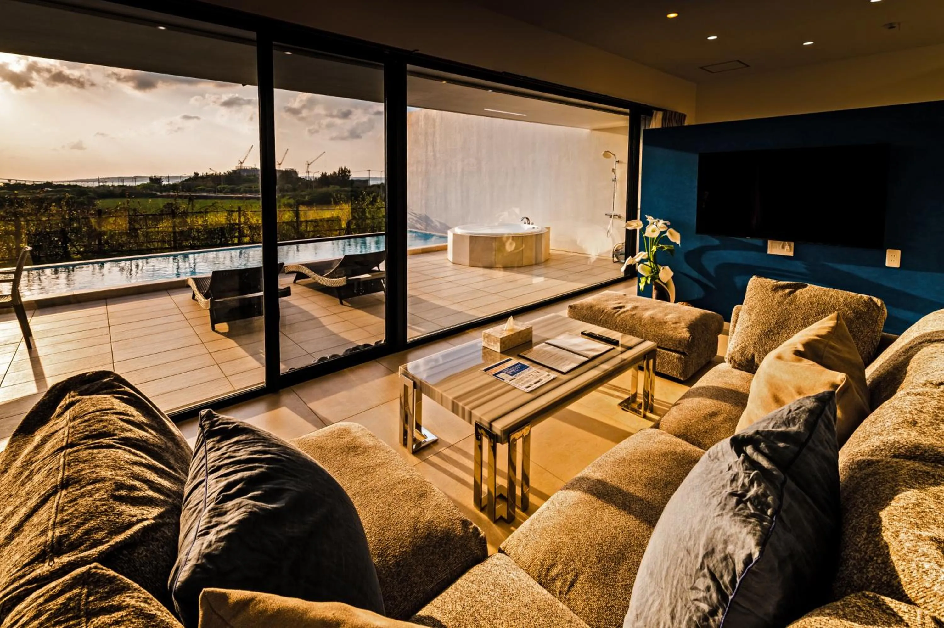 Living room in Villa Alyssum