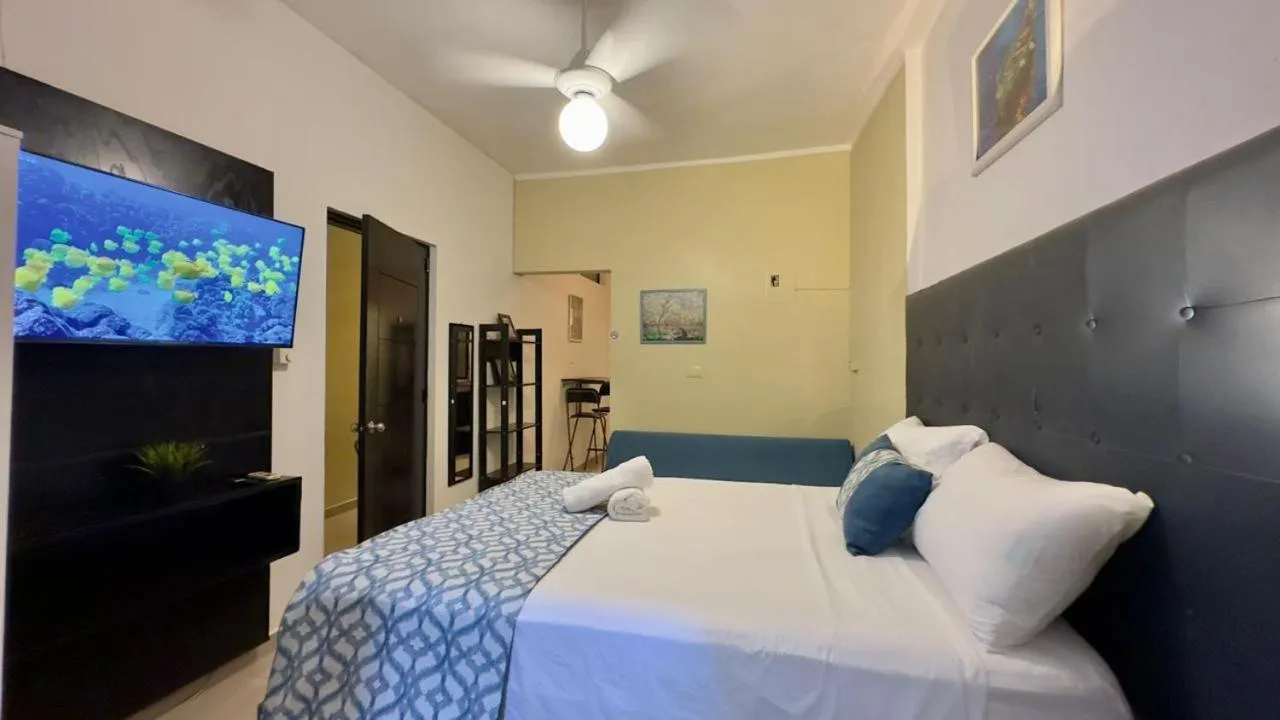 Bedroom, Bed in Hotel Tau Art Residence