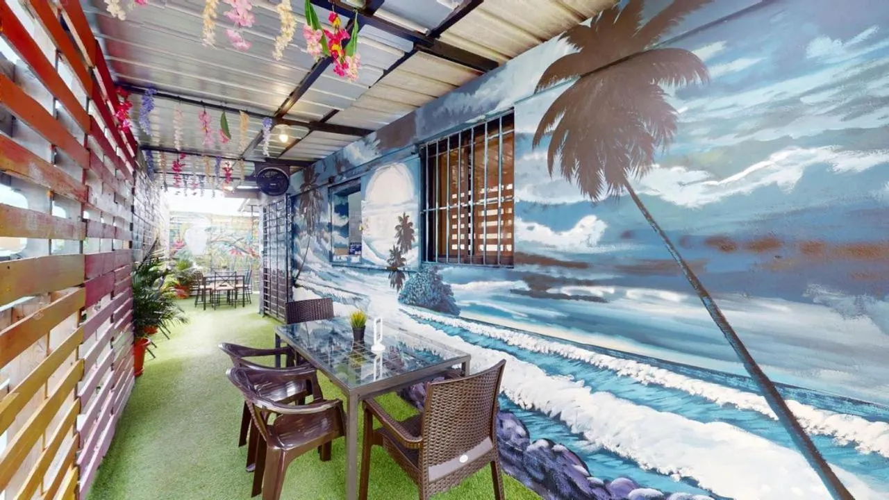 Patio in Hotel Tau Art Residence