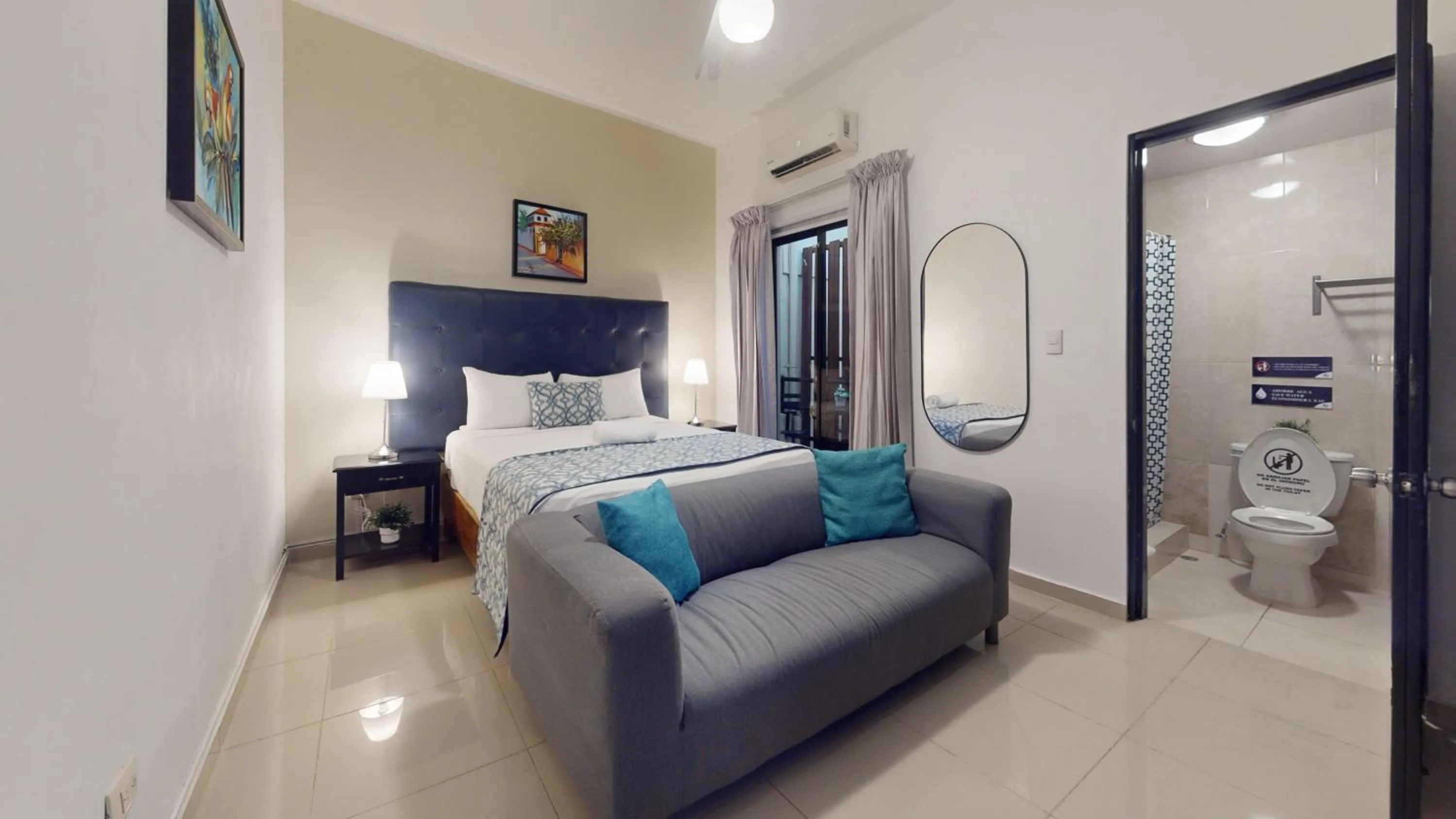 Bedroom, Bed in Hotel Tau Art Residence