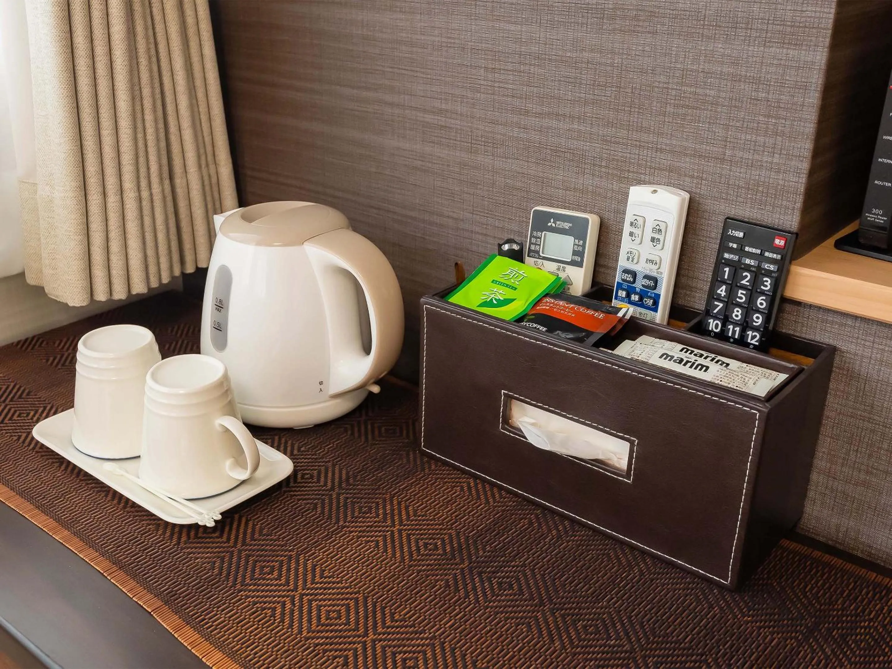 Coffee/tea facilities in Kyoto inn Mio