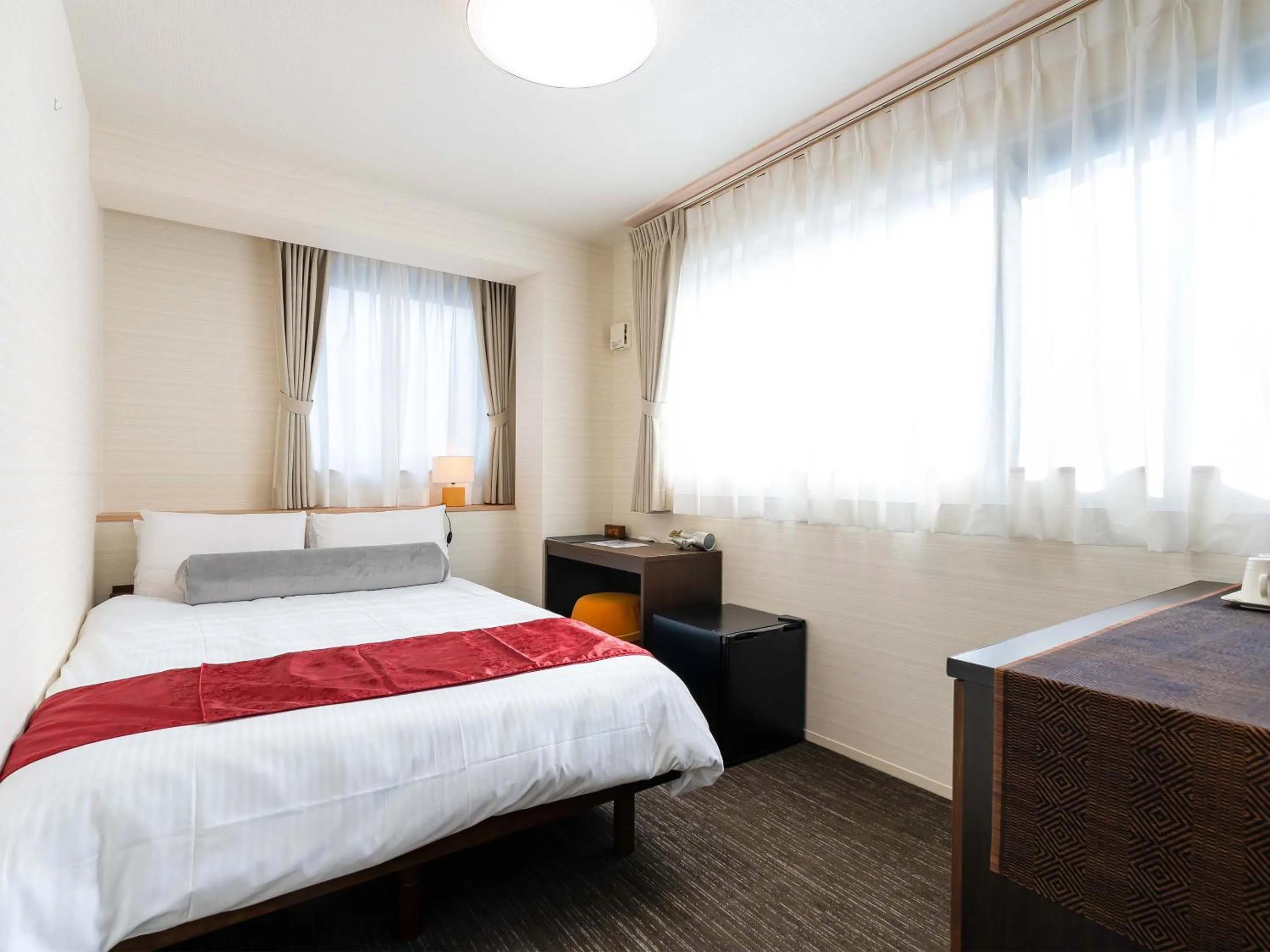 Bed in Kyoto inn Mio