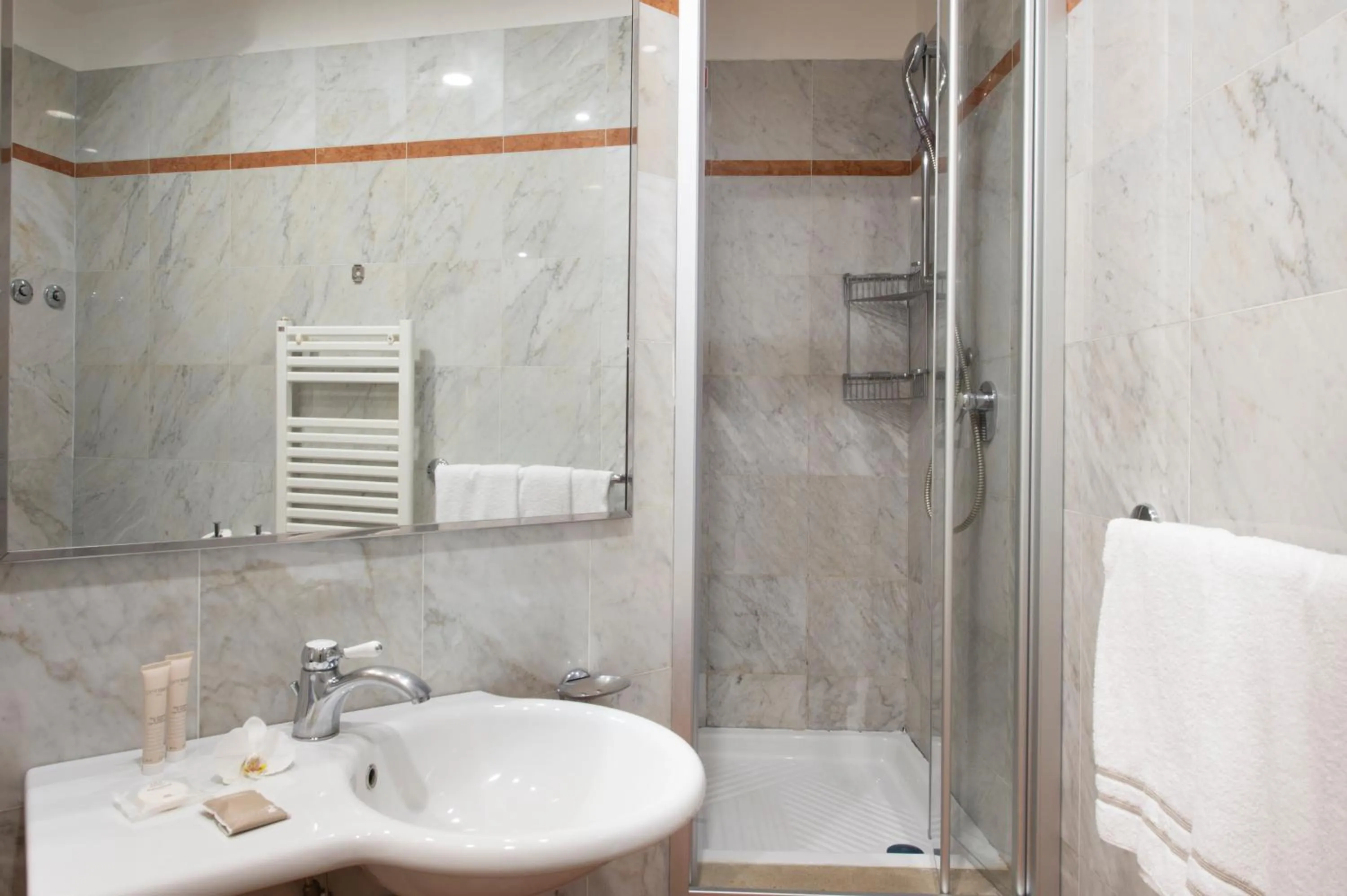 Shower in Hotel Grifone Firenze - Meetings & Spa