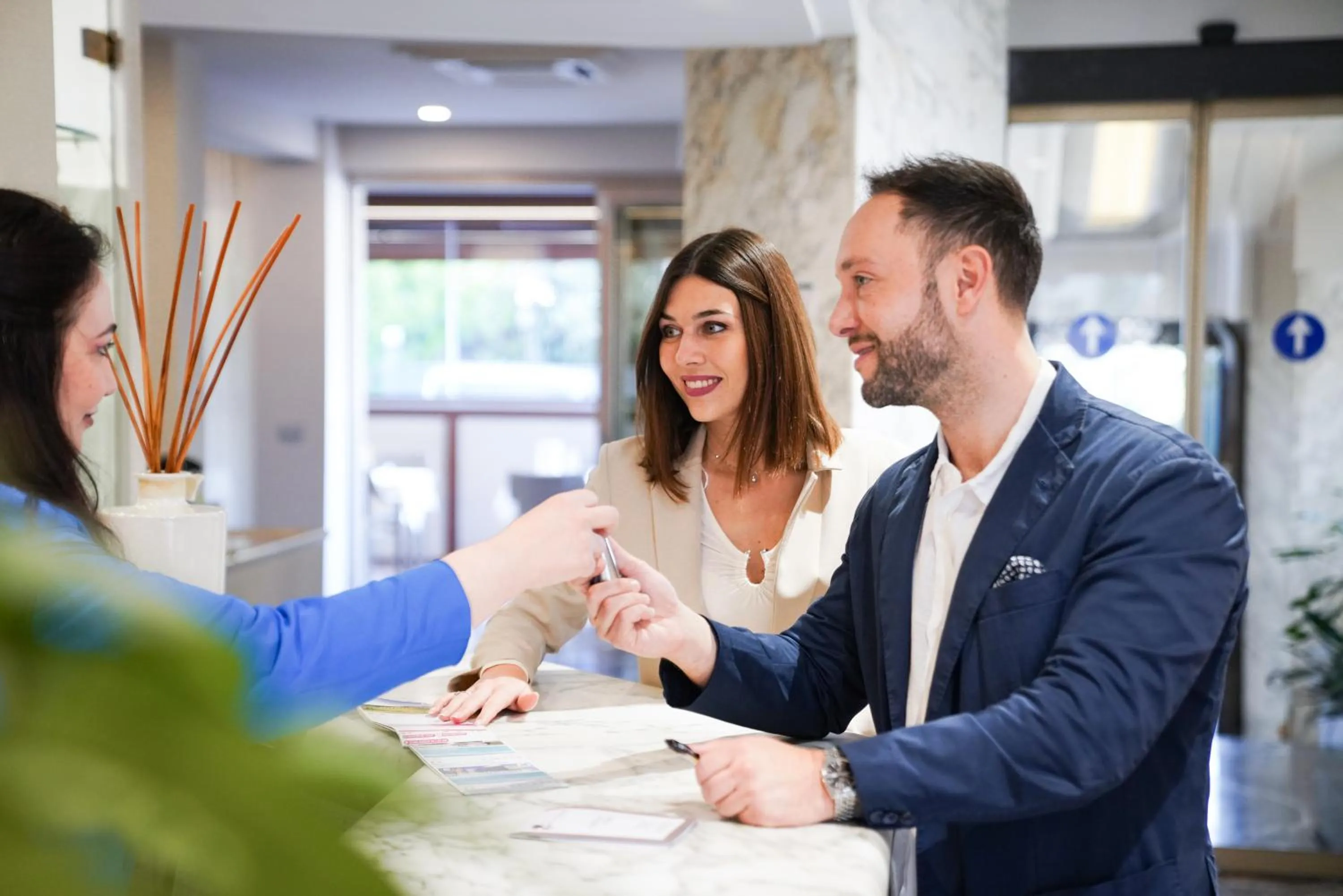 Lobby or reception in Hotel Grifone Firenze - Meetings & Spa