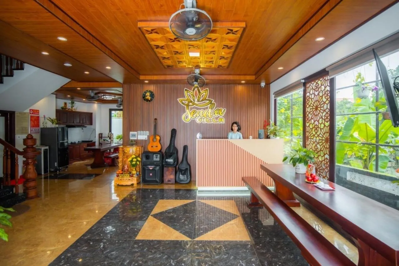 Lobby or reception in SenDa Villa & Apartment Hoi An
