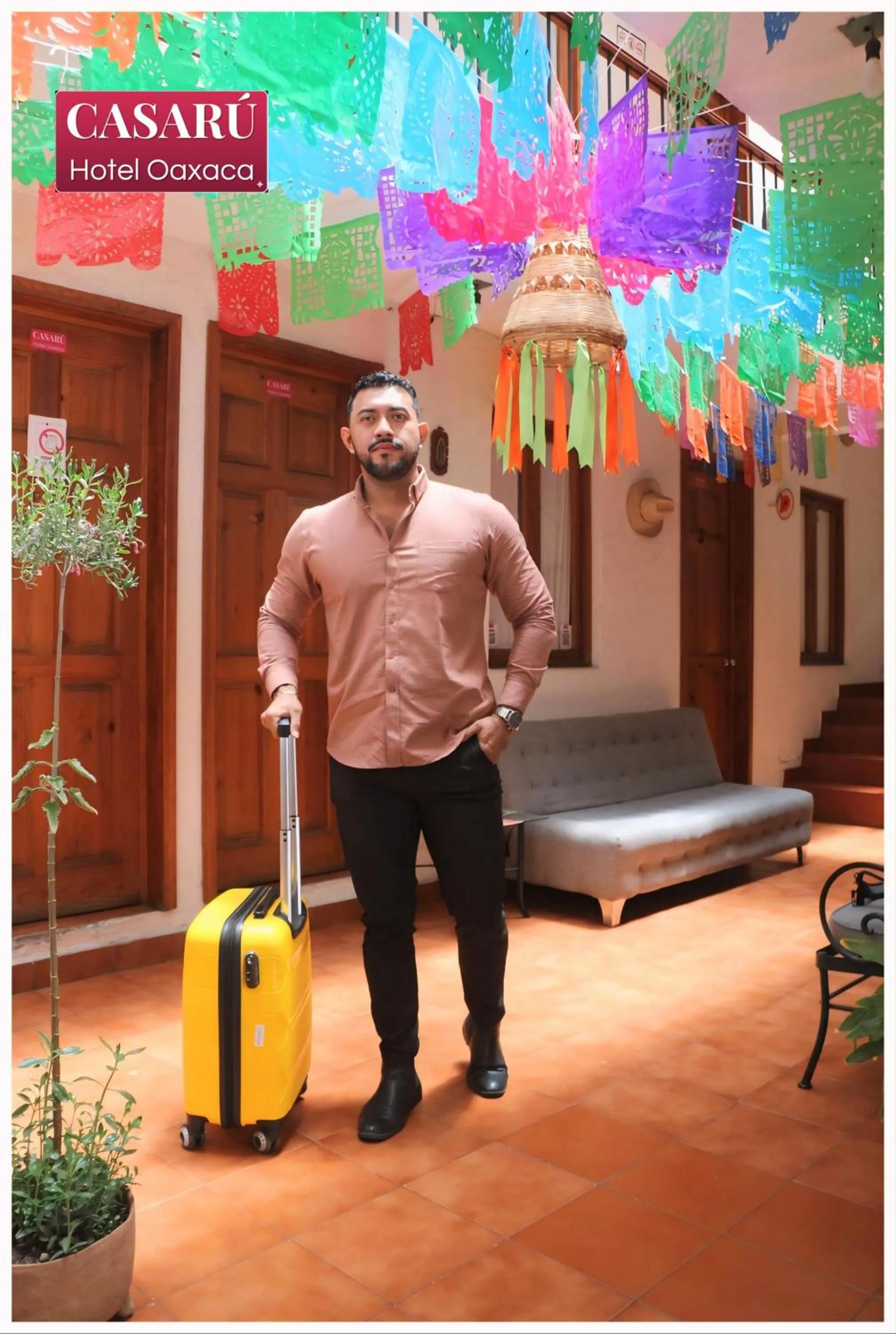 Lobby or reception in CASARU HOTEL OAXACA
