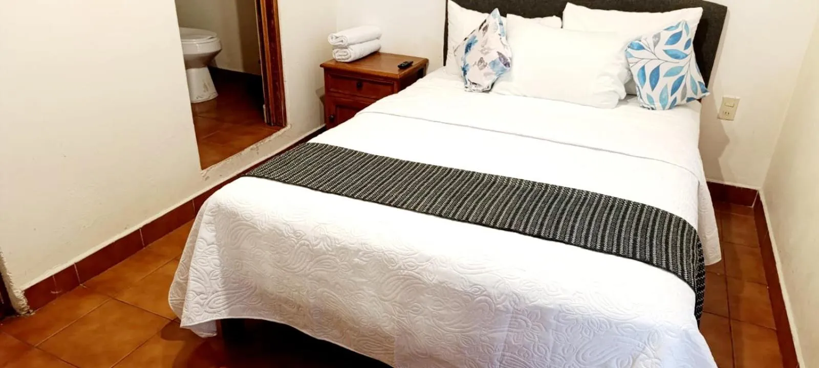 Bed in CASARU HOTEL OAXACA