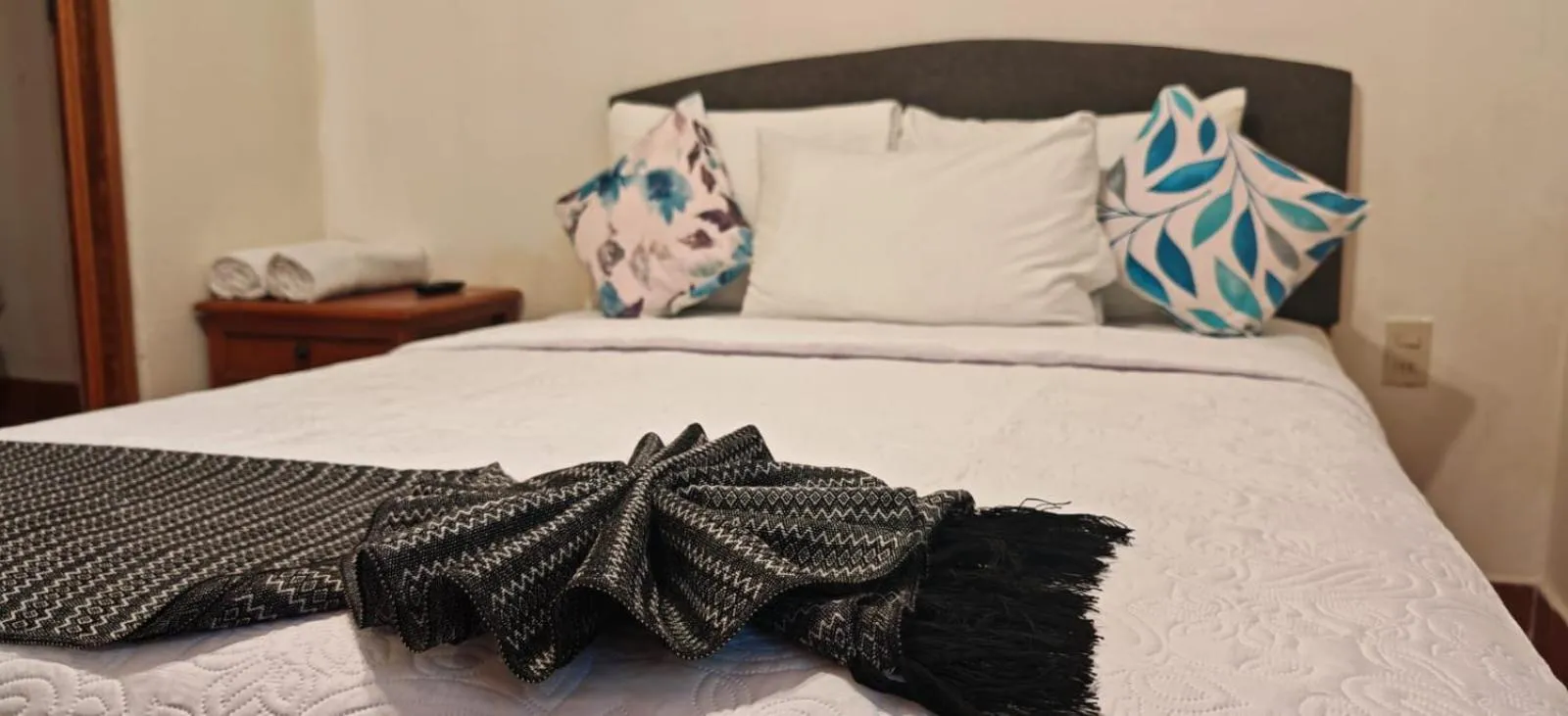 Bed in CASARU HOTEL OAXACA