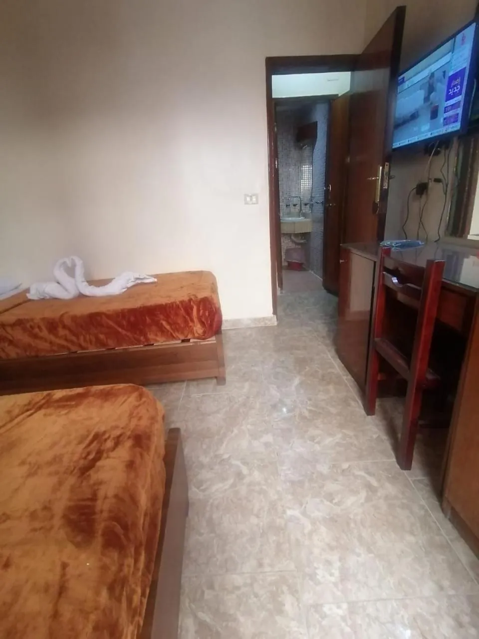 Bed in New Saint Catherine Hotel