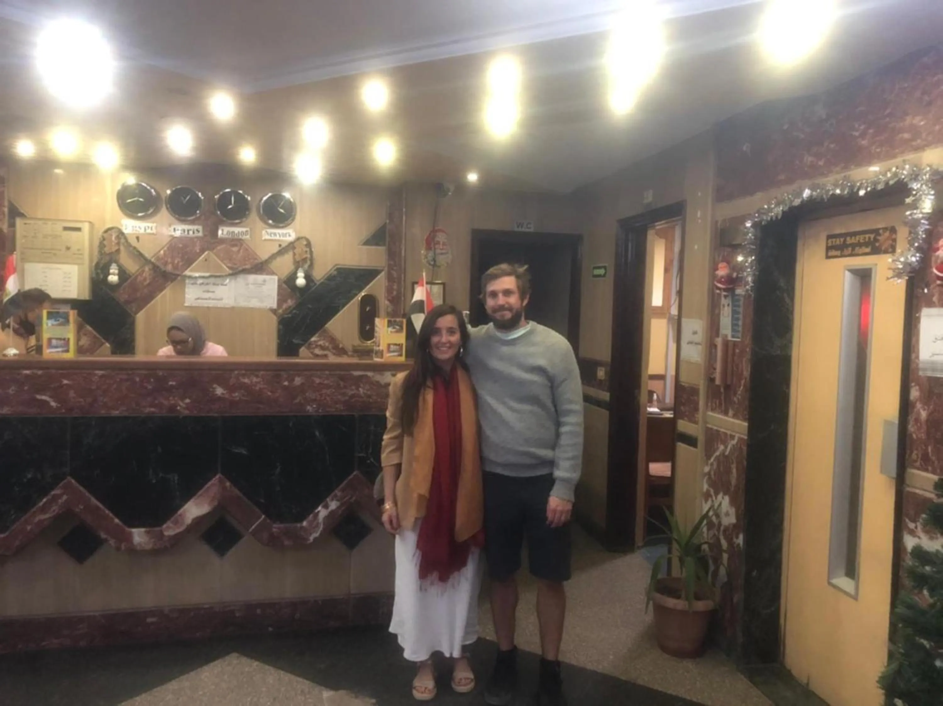 People in New Saint Catherine Hotel