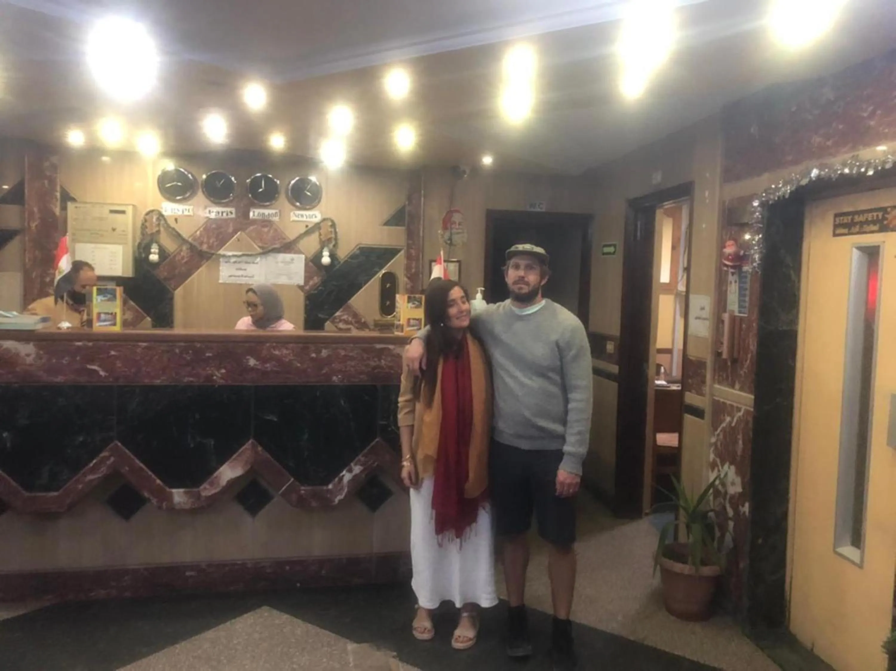 Guests in New Saint Catherine Hotel