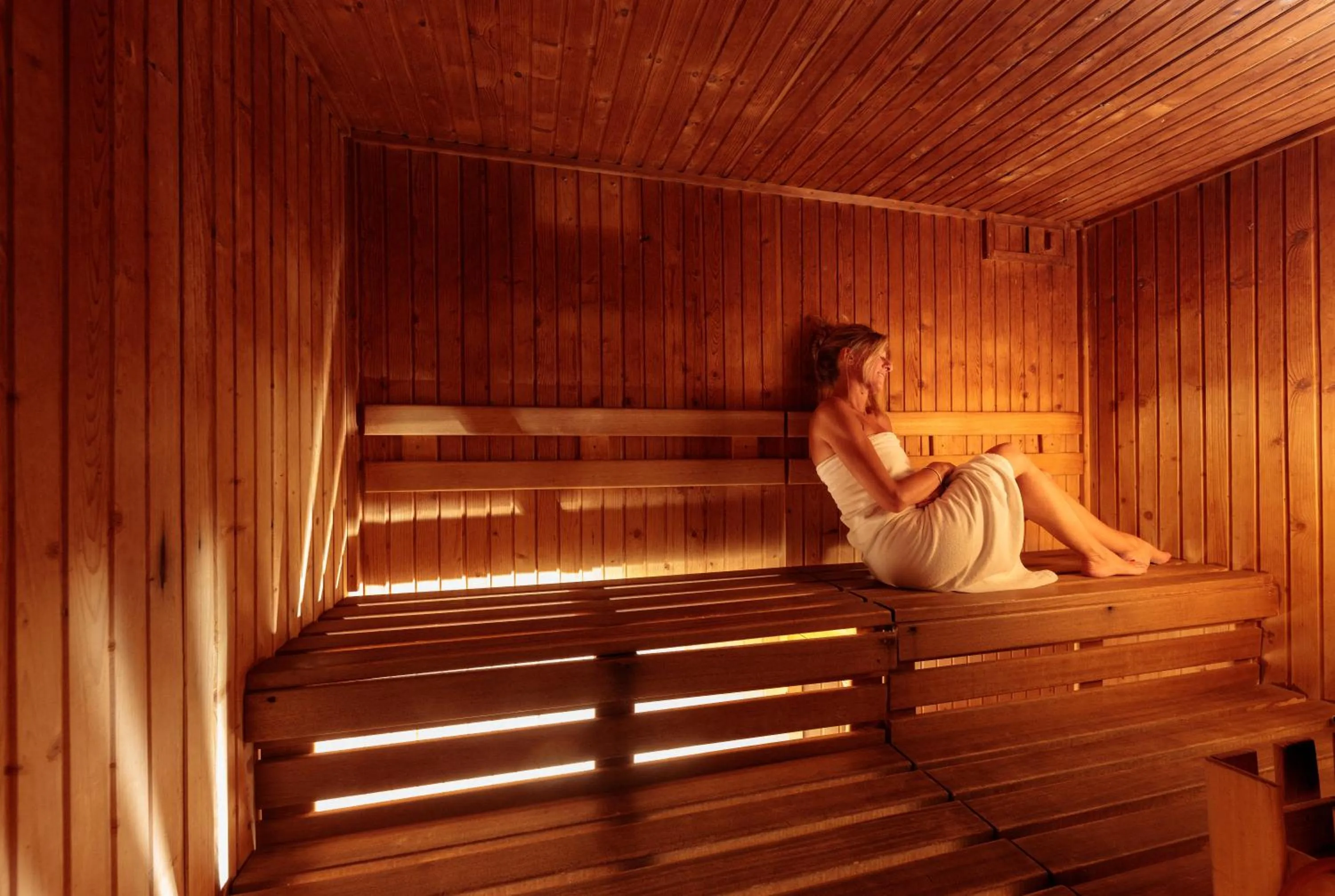 Sauna in Hotel Miramonti Corvara