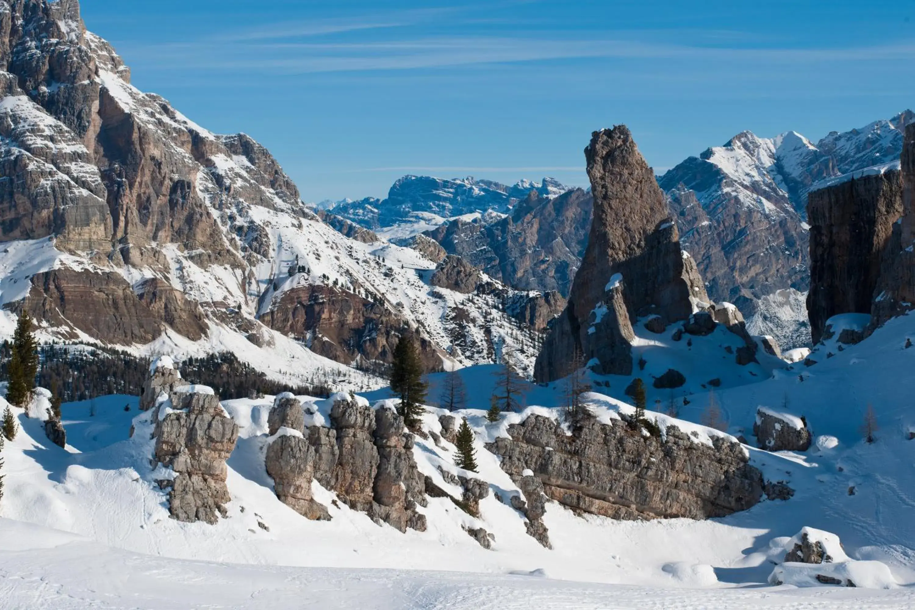 Mountain view in Hotel Alaska Cortina Mountain view in Hotel Alaska Cortina
