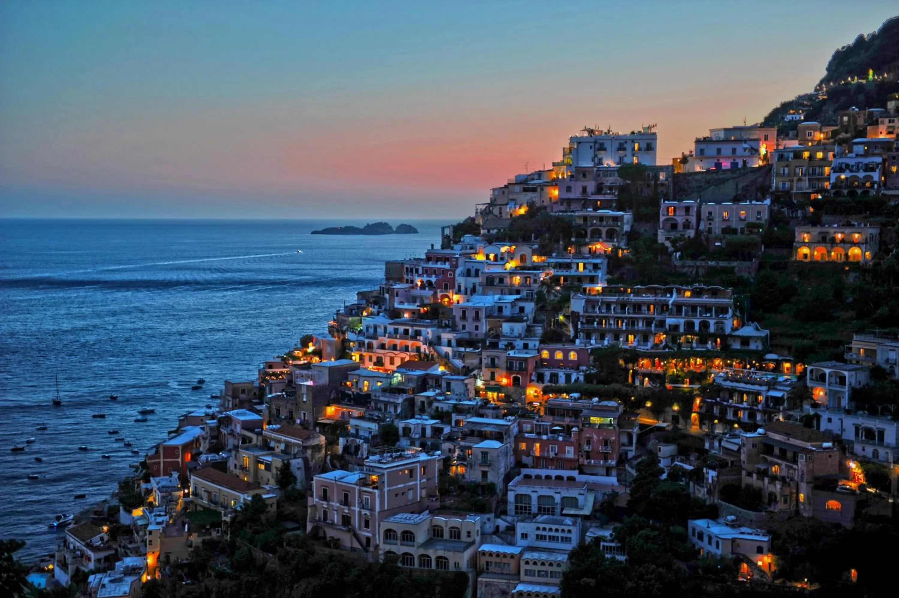 Natural landscape in Hotel Royal Positano