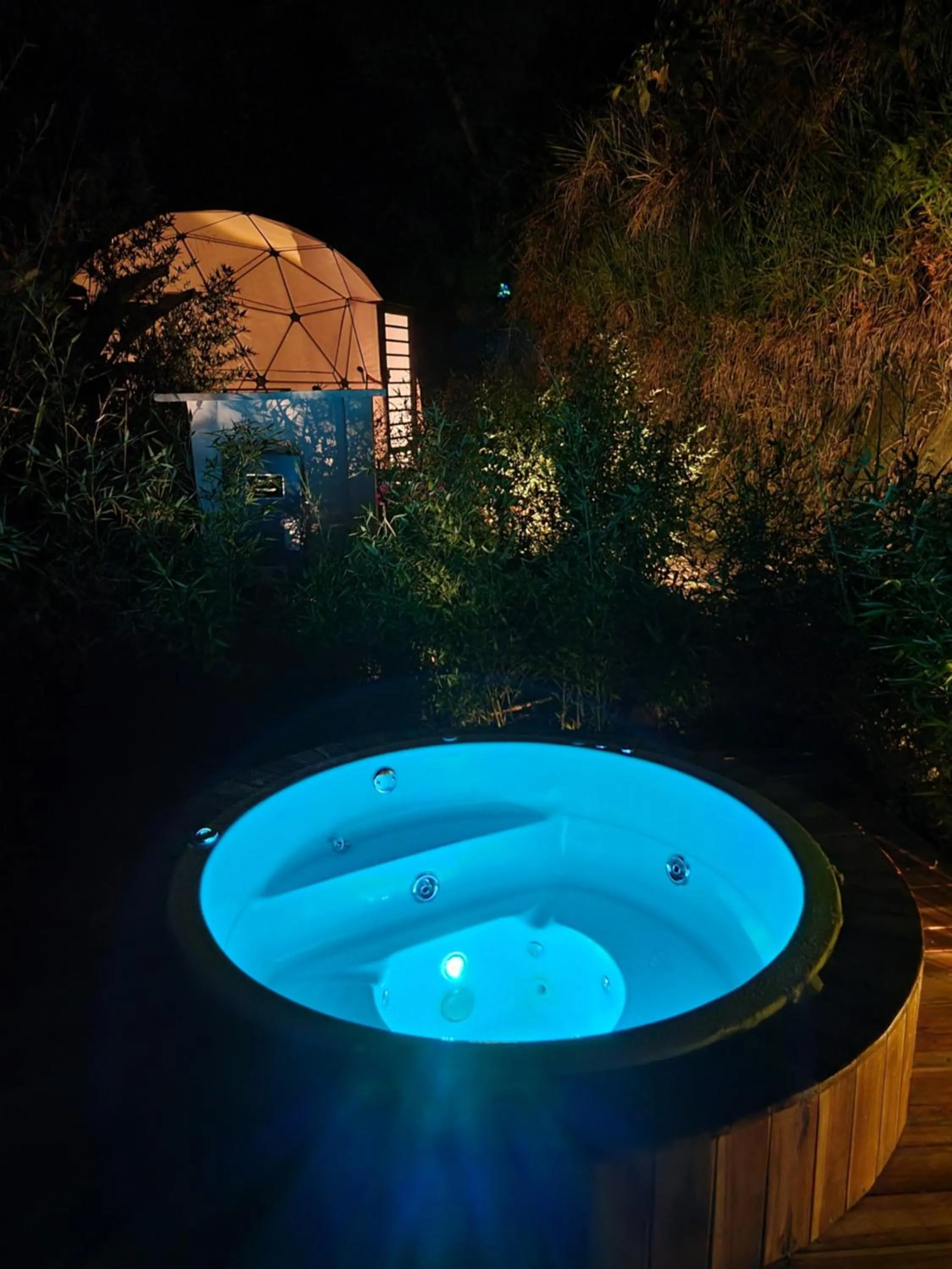 Hot Tub in Solaris Glamping Exclusive