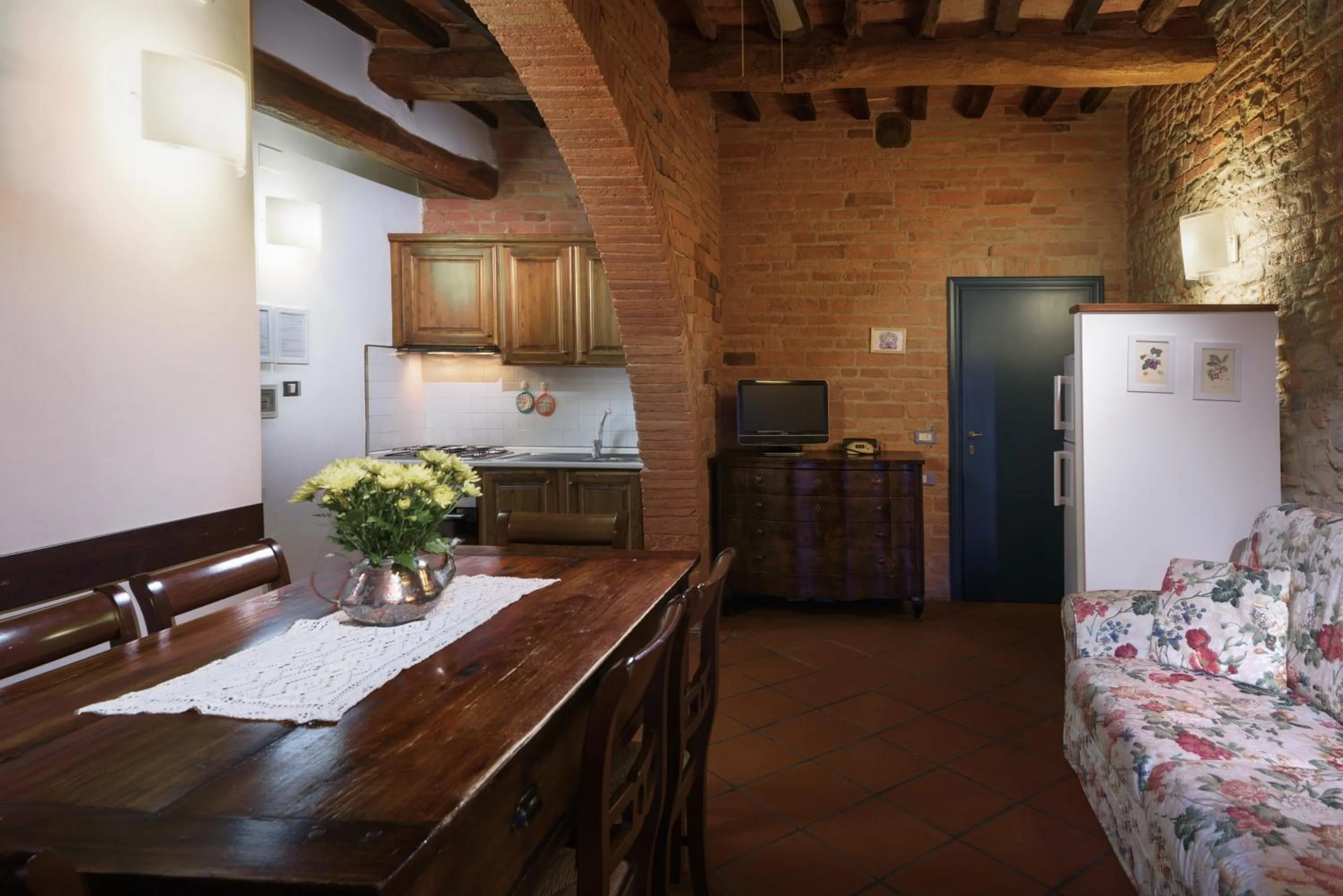 Dining area in La Casa Delle Querce