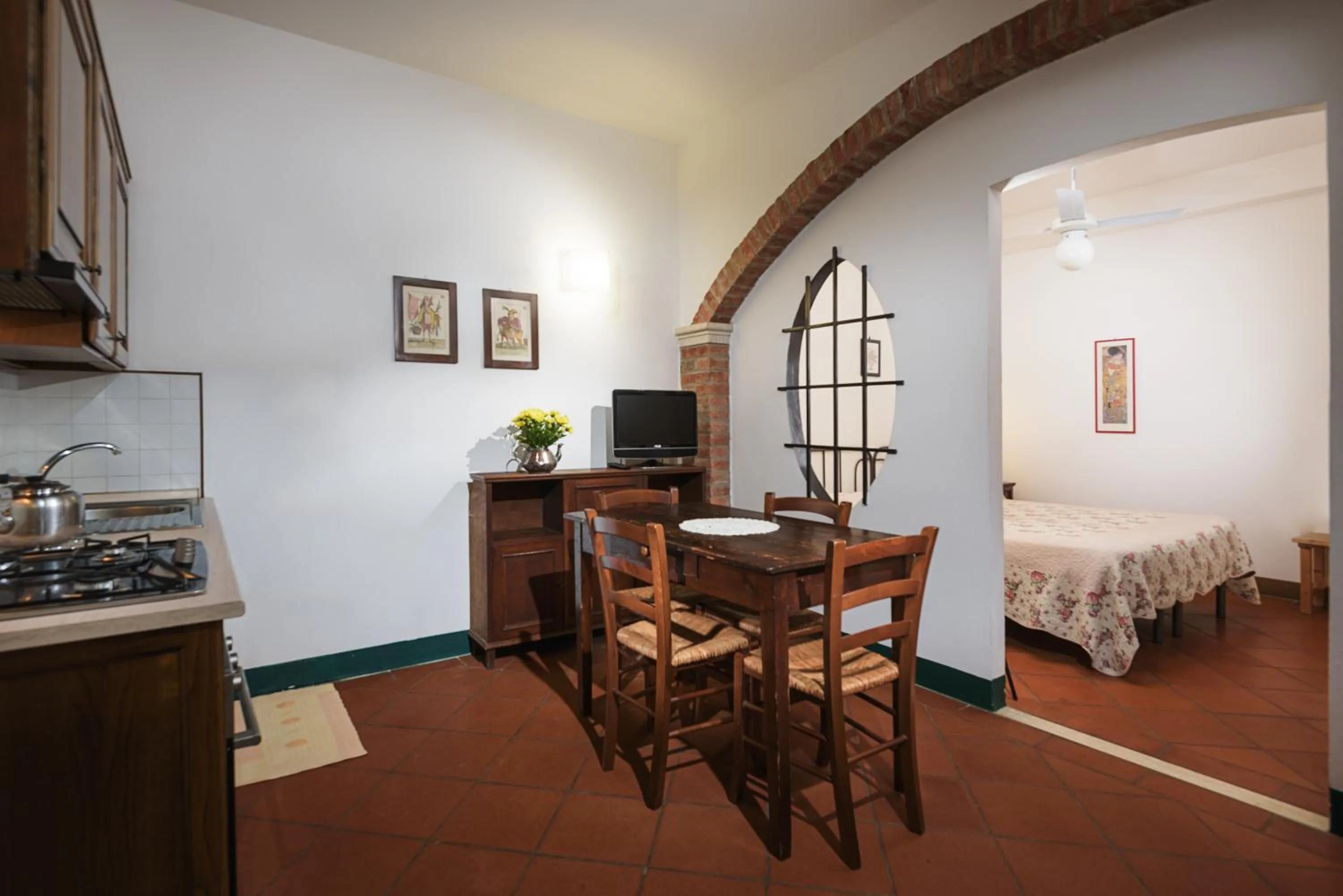 Dining area in La Casa Delle Querce