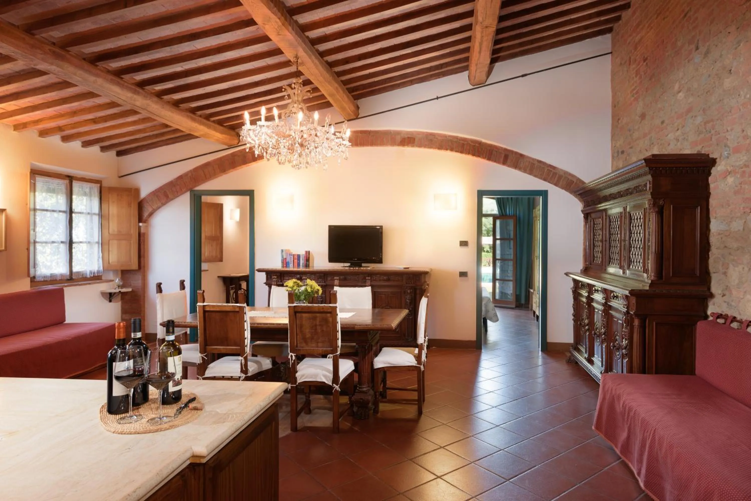 Living room in La Casa Delle Querce