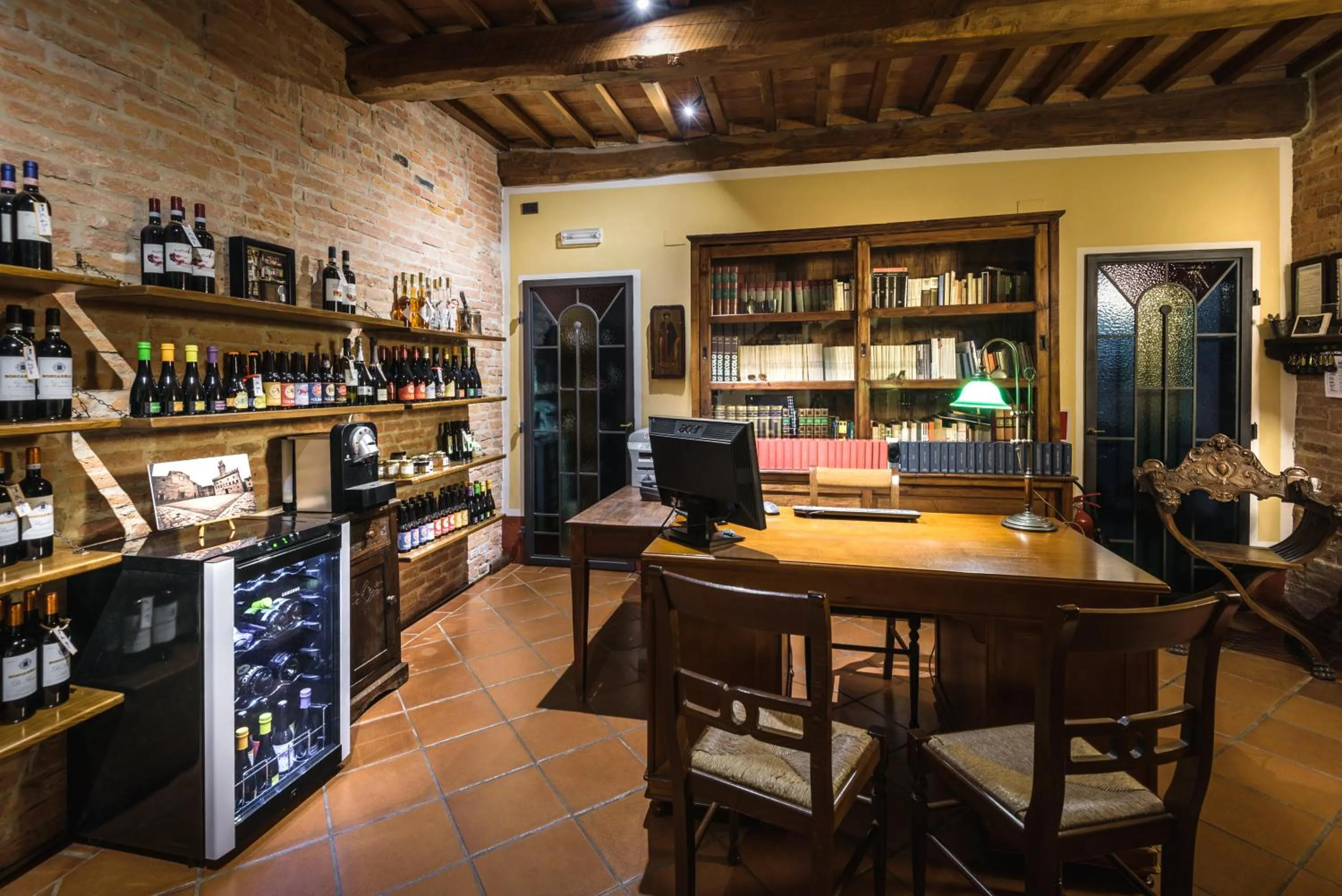 Lobby or reception in La Casa Delle Querce