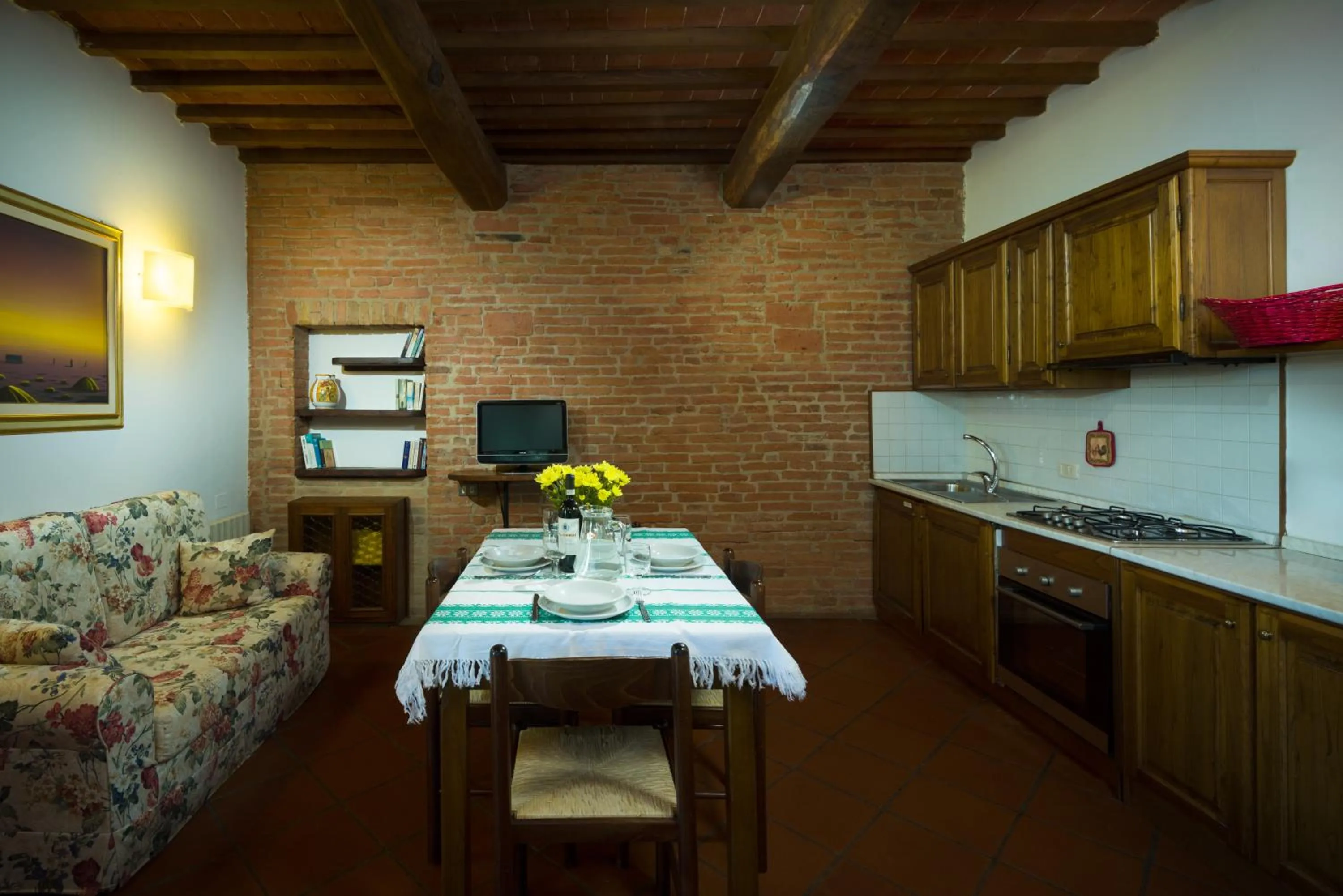 Dining area in La Casa Delle Querce