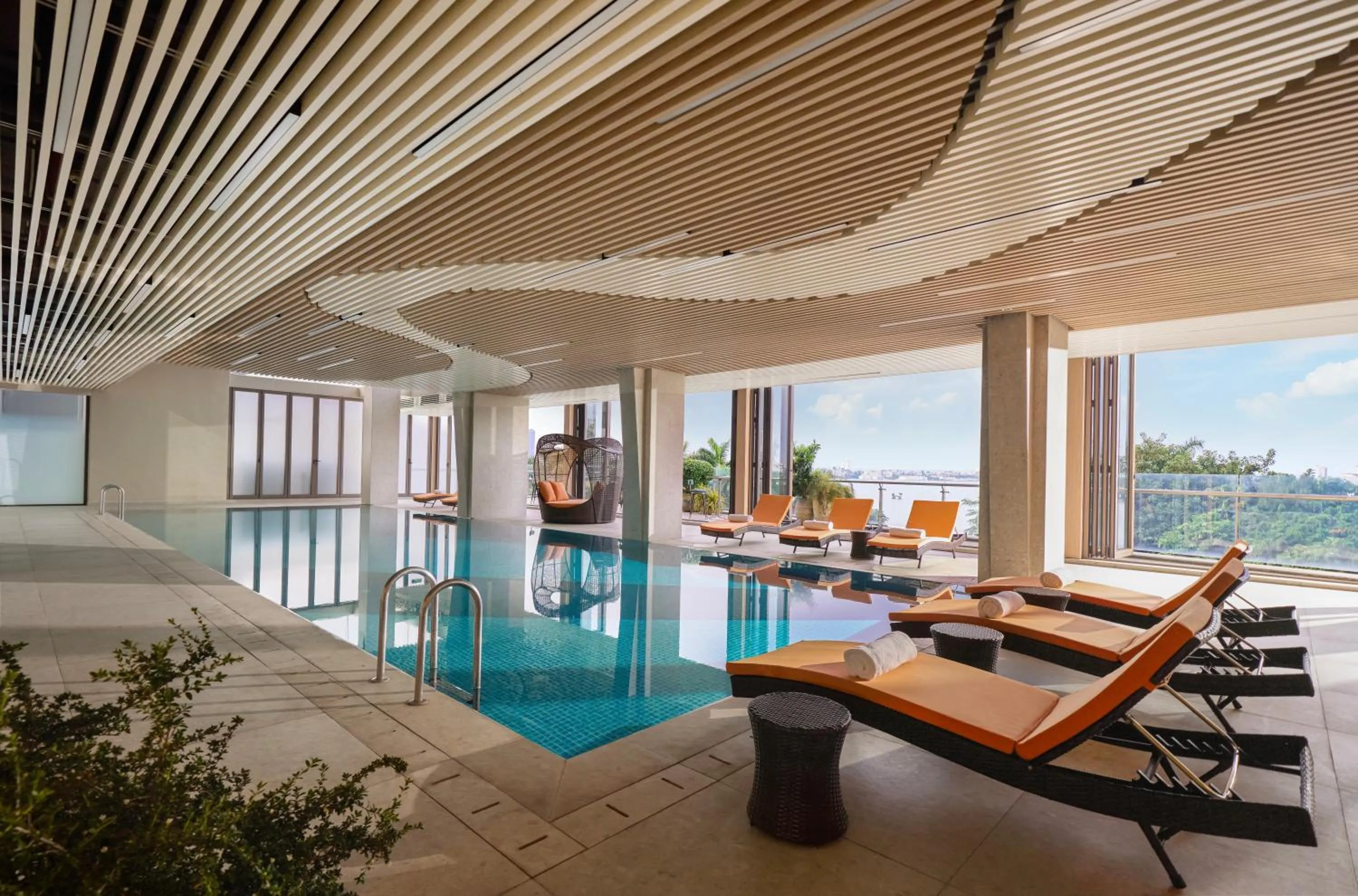 Swimming pool in PARKROYAL Serviced Suites Hanoi