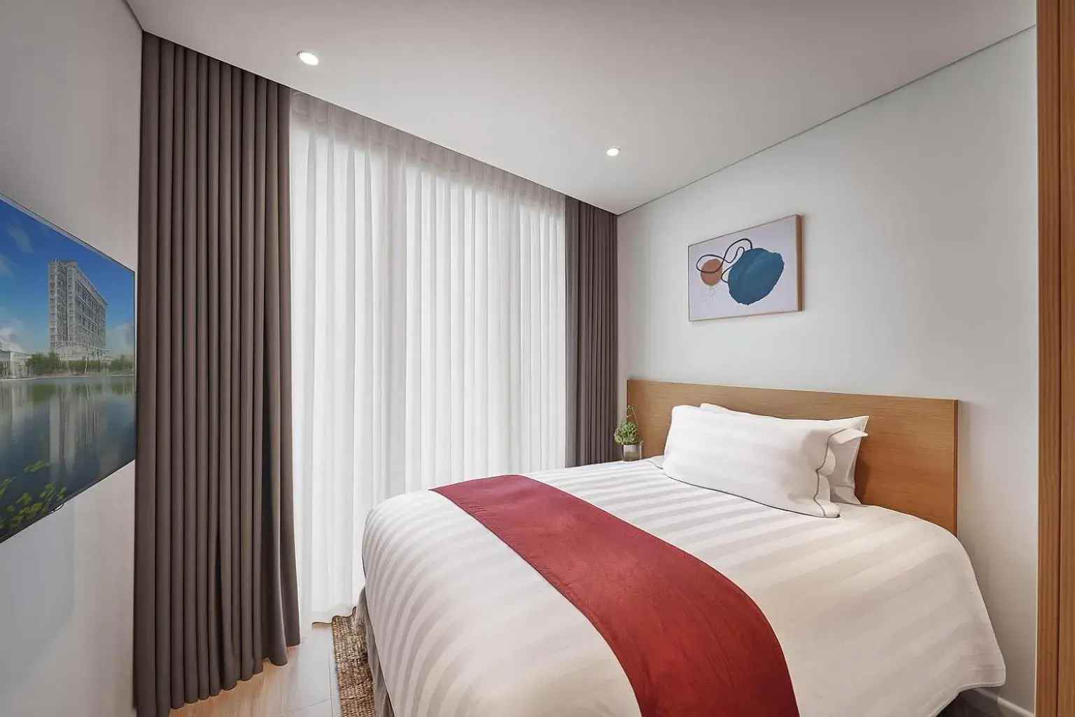 Bedroom, Bed in PARKROYAL Serviced Suites Hanoi Bedroom, Bed in PARKROYAL Serviced Suites Hanoi