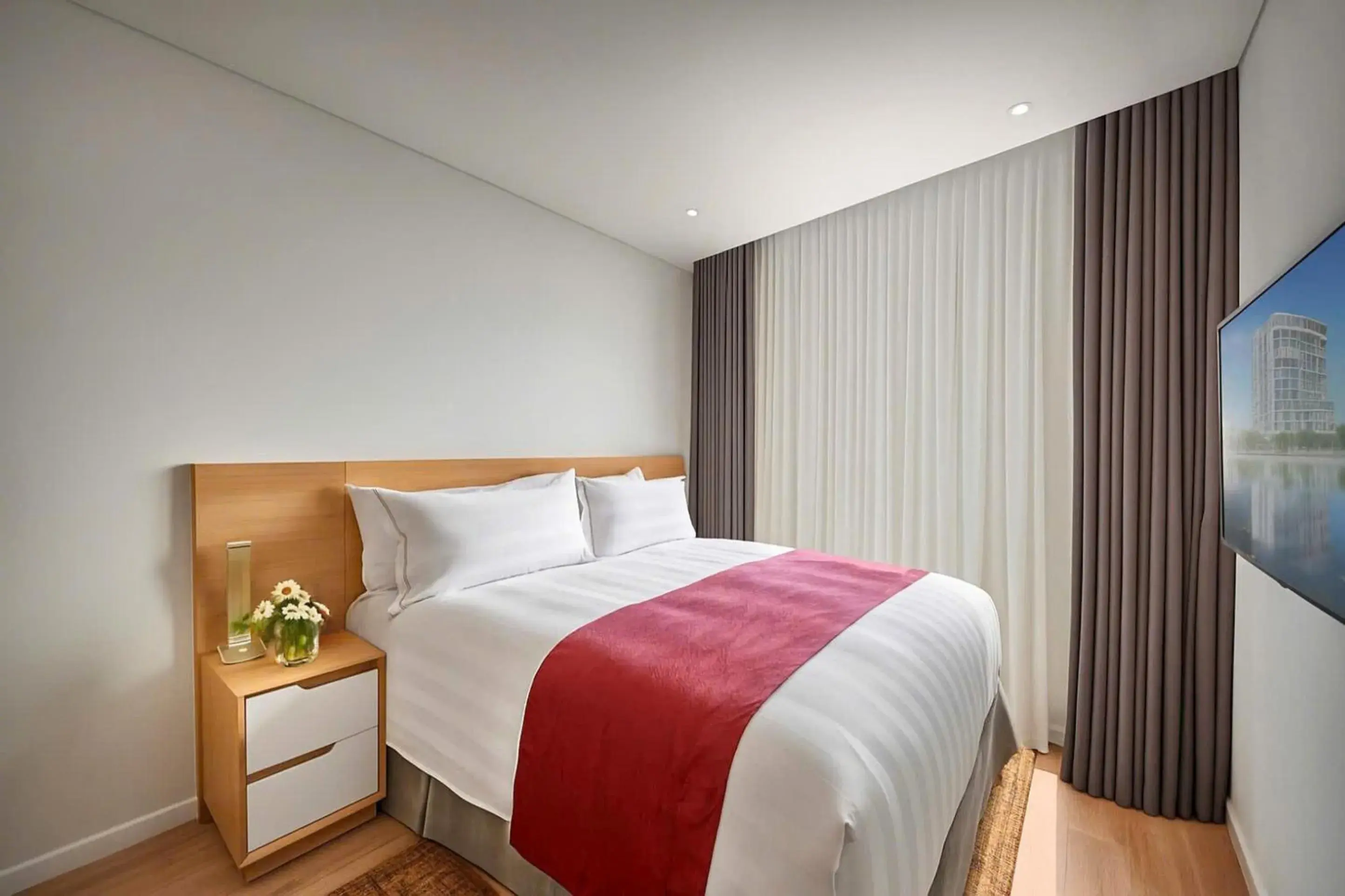 Bedroom, Bed in PARKROYAL Serviced Suites Hanoi Bedroom, Bed in PARKROYAL Serviced Suites Hanoi