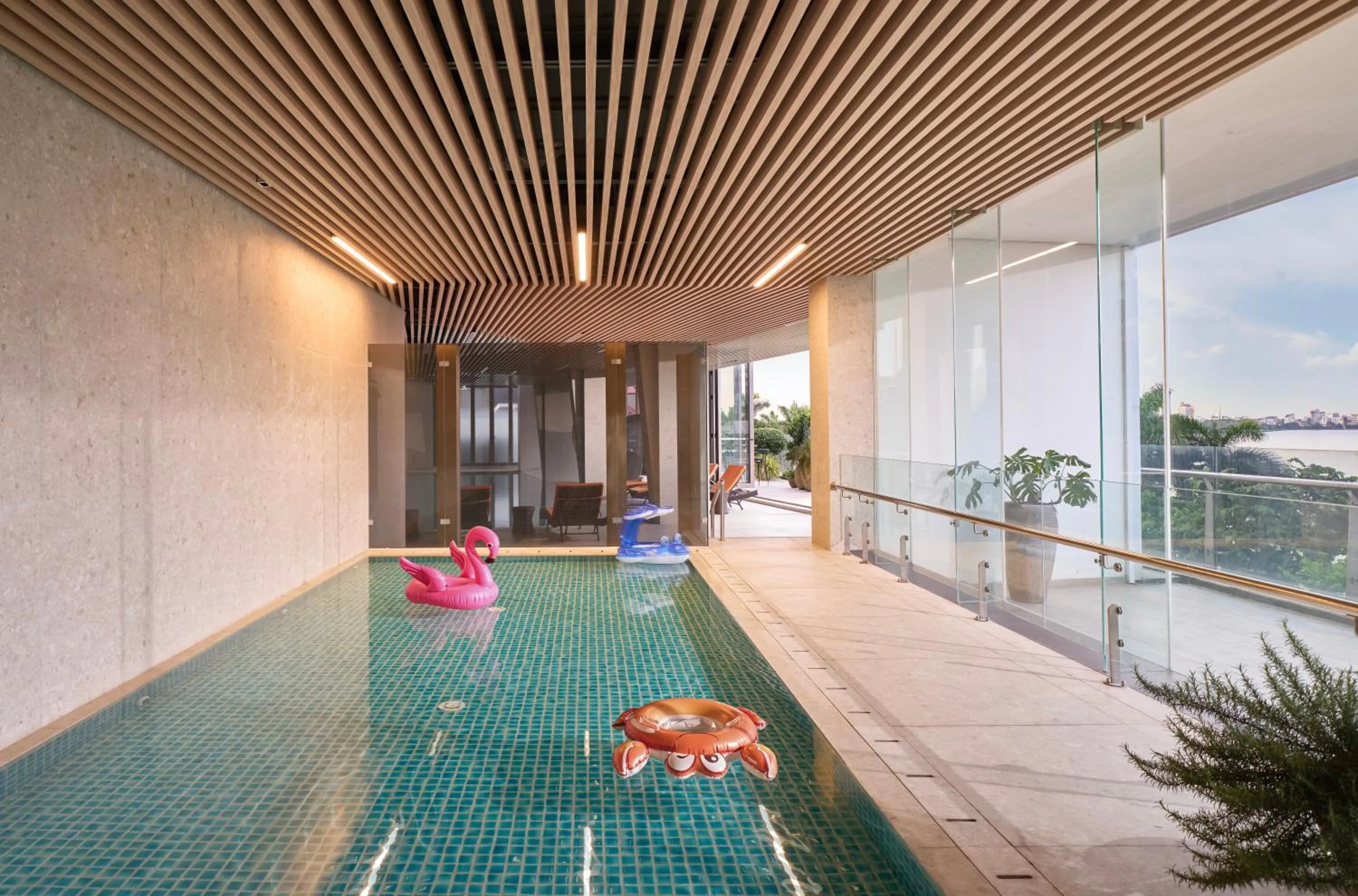 Swimming pool in PARKROYAL Serviced Suites Hanoi