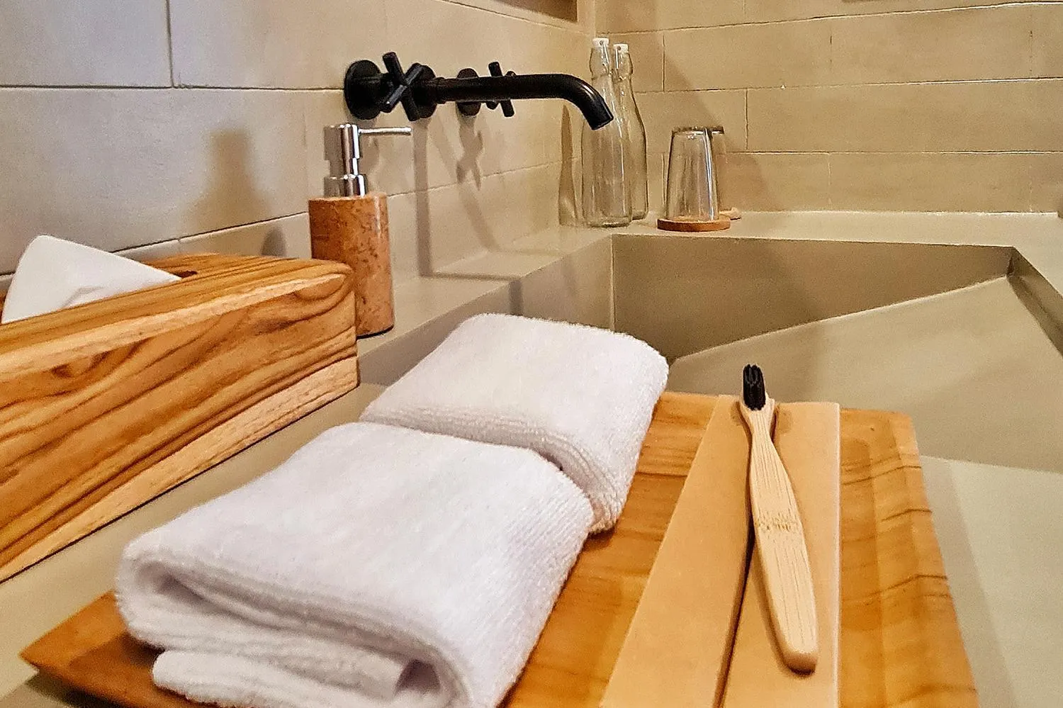 Bathroom in Legends Beachfront Resort