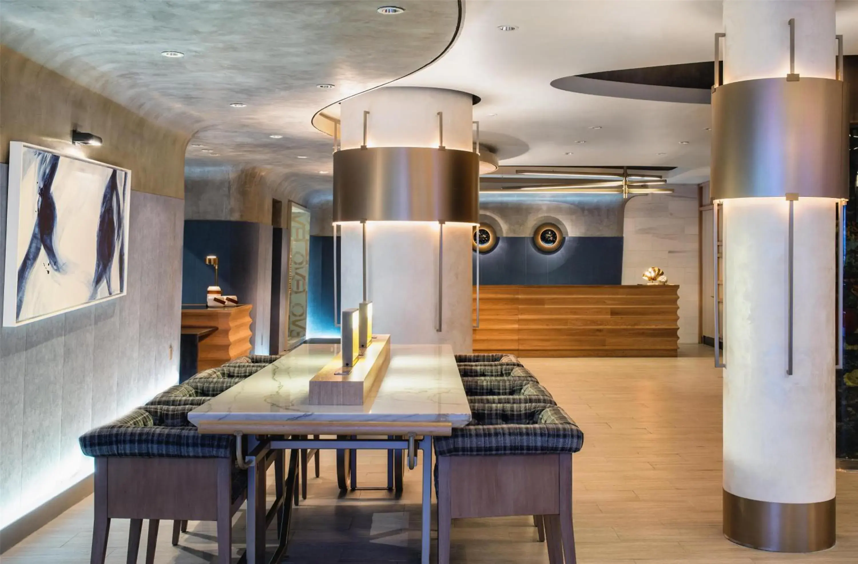 Lobby or reception in Dream Midtown, by Hyatt Lobby or reception in Dream Midtown, by Hyatt